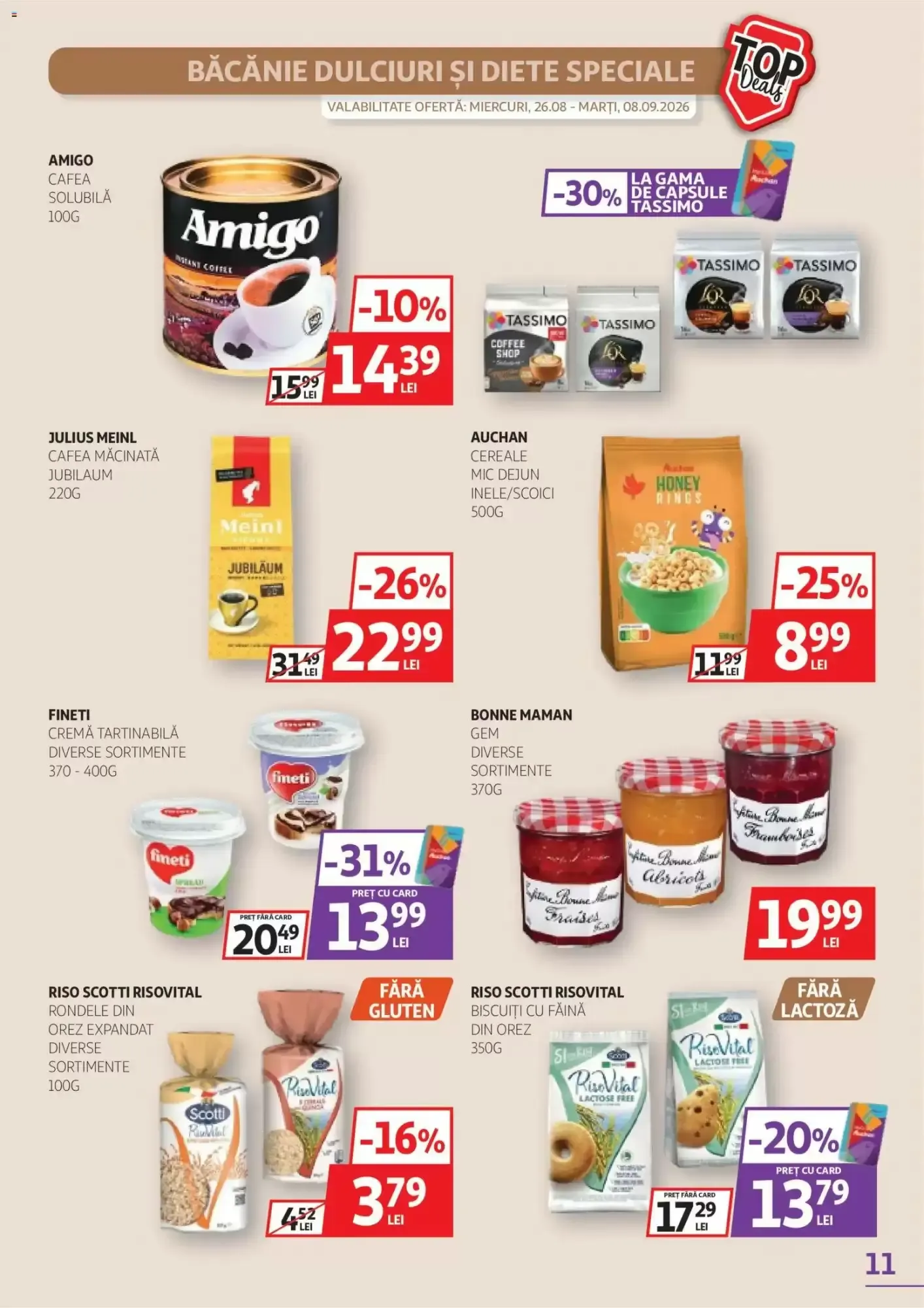 Catalog Catalog Auchan de la 26 august până la 8 septembrie 2026 - Revista Pagina 11