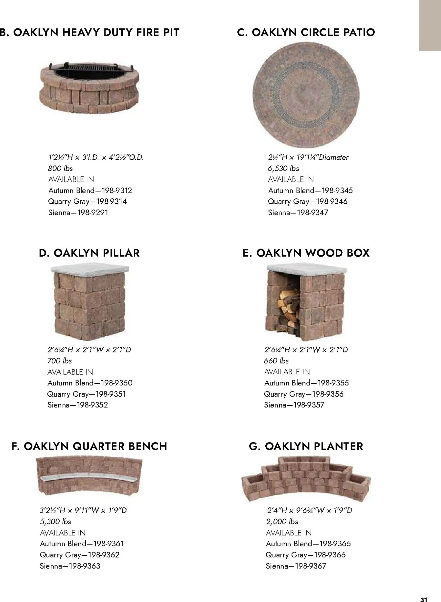Weekly ad OUTDOOR LIVING BLOCK PROJECTS & BUNDLES from April 2 to December 31 2026 - Page 32