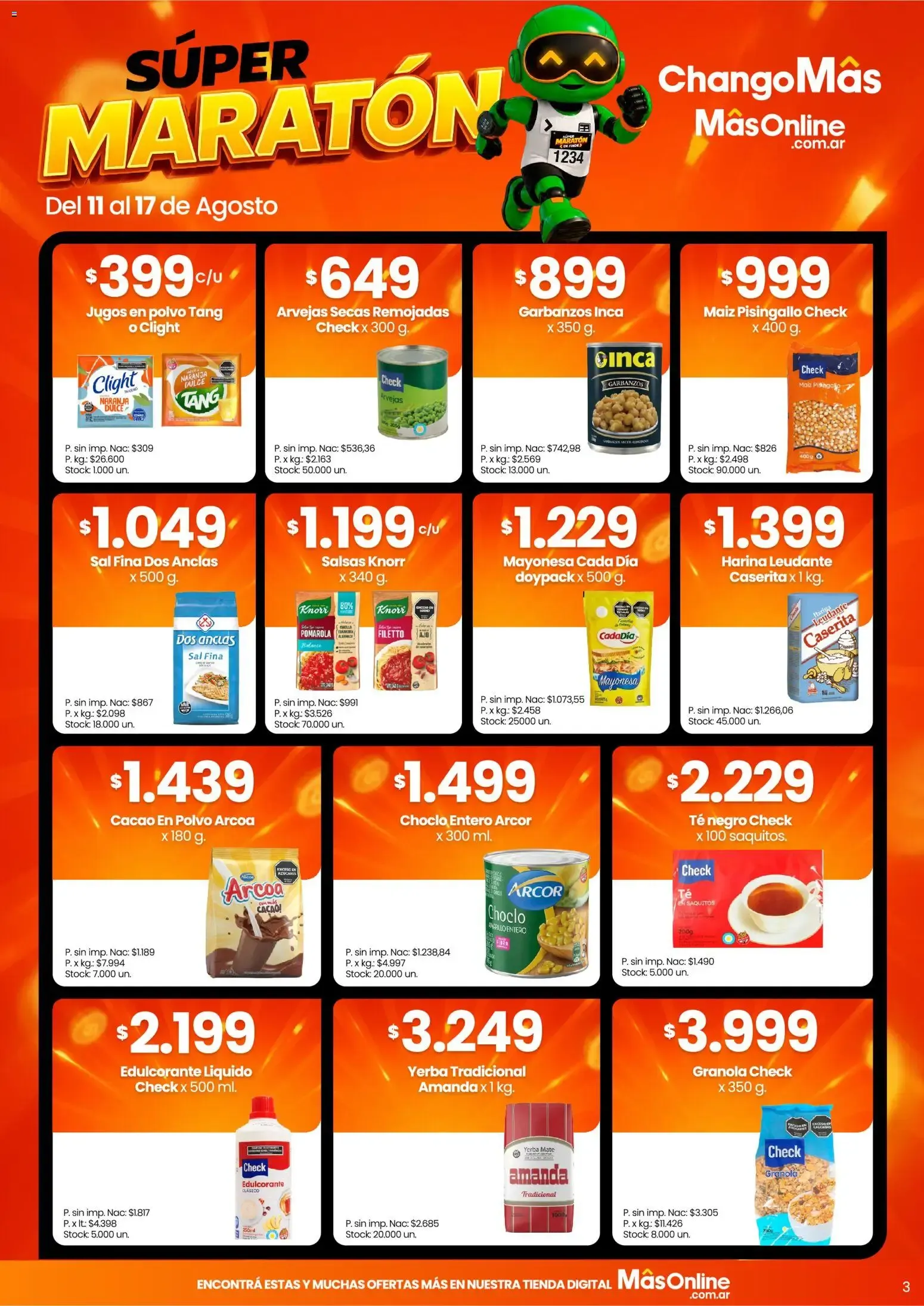 Ofertas de Súper Maratón Chango Más: Juguetería y ofertas 11 de agosto al 17 de agosto 2026 - Página 3 del catálogo