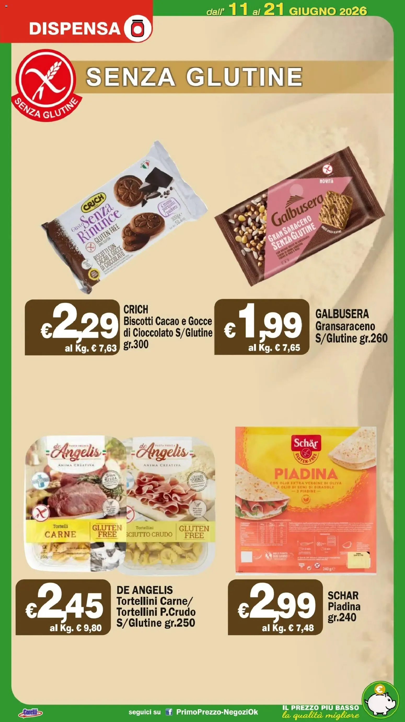Primo Prezzo volantino dal 11/06/2026 - online Offerte da 11 giugno a 21 giugno di 2026 - Pagina del volantino 17