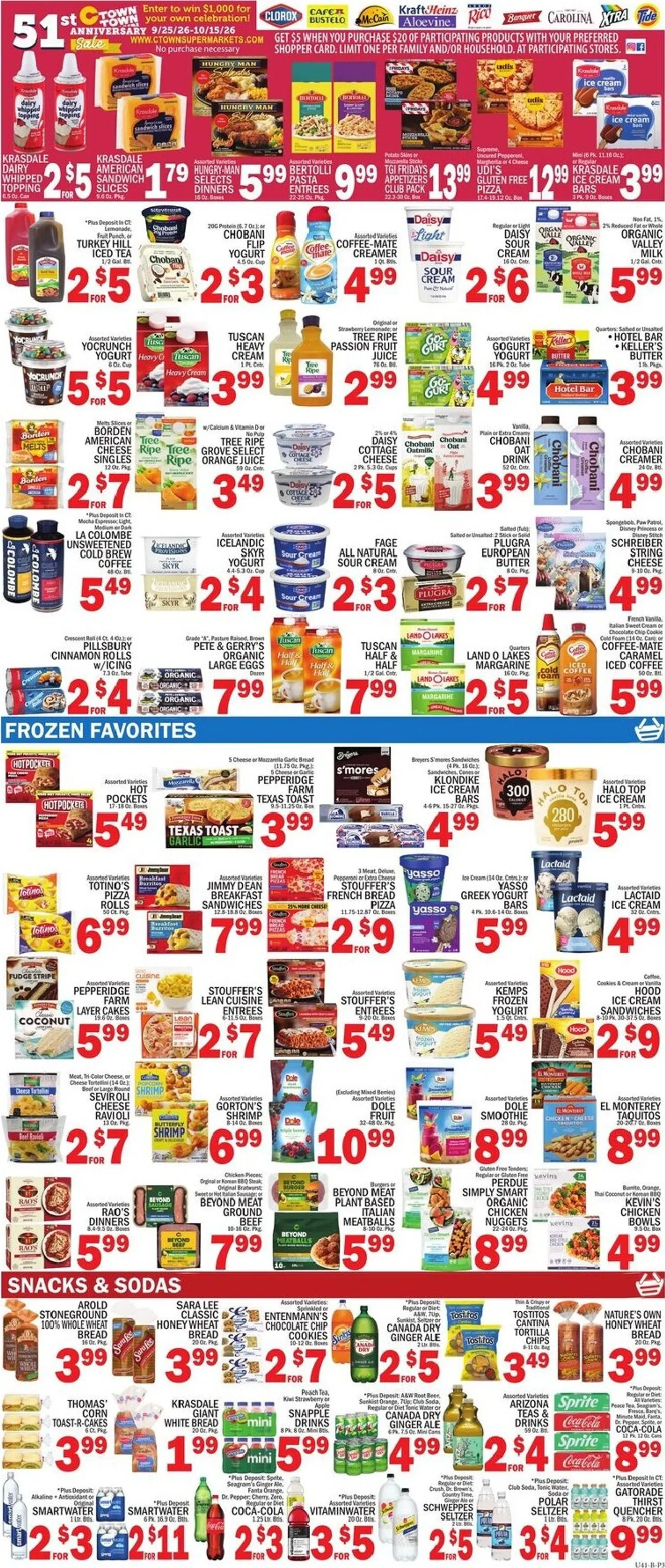 Weekly ad Current CTown leaflet valid from Friday 09/25/2026 to Thursday 10/01/2026 from September 25 to October 1 2026 - Page 3