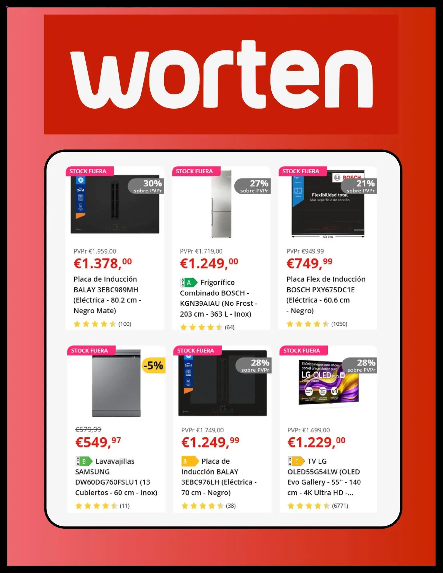 Catálogo de Worten: ¡STOCK FUERA! - Hasta -60% en productos 7 de julio al 13 de julio 2026 - Página 6