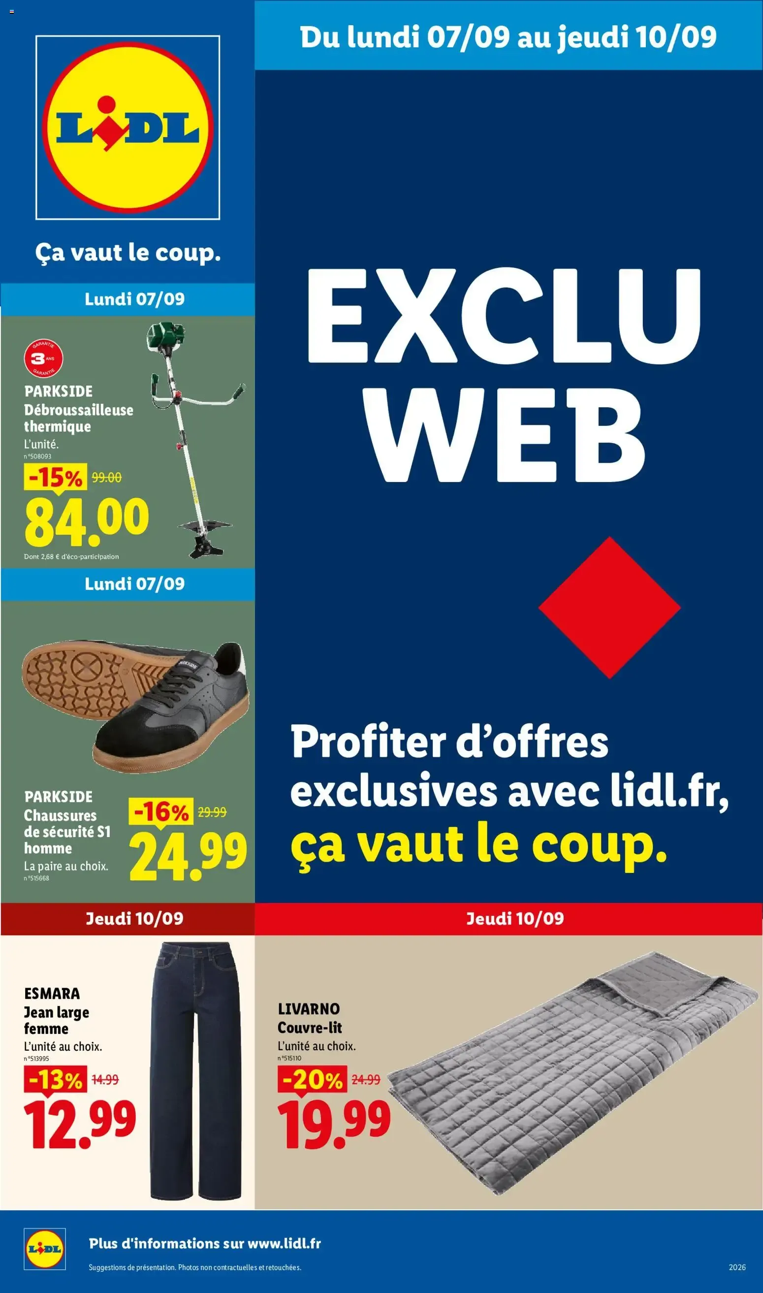 Catalogue LIDL du 07/09/2026 | Promo prospectus en ligne