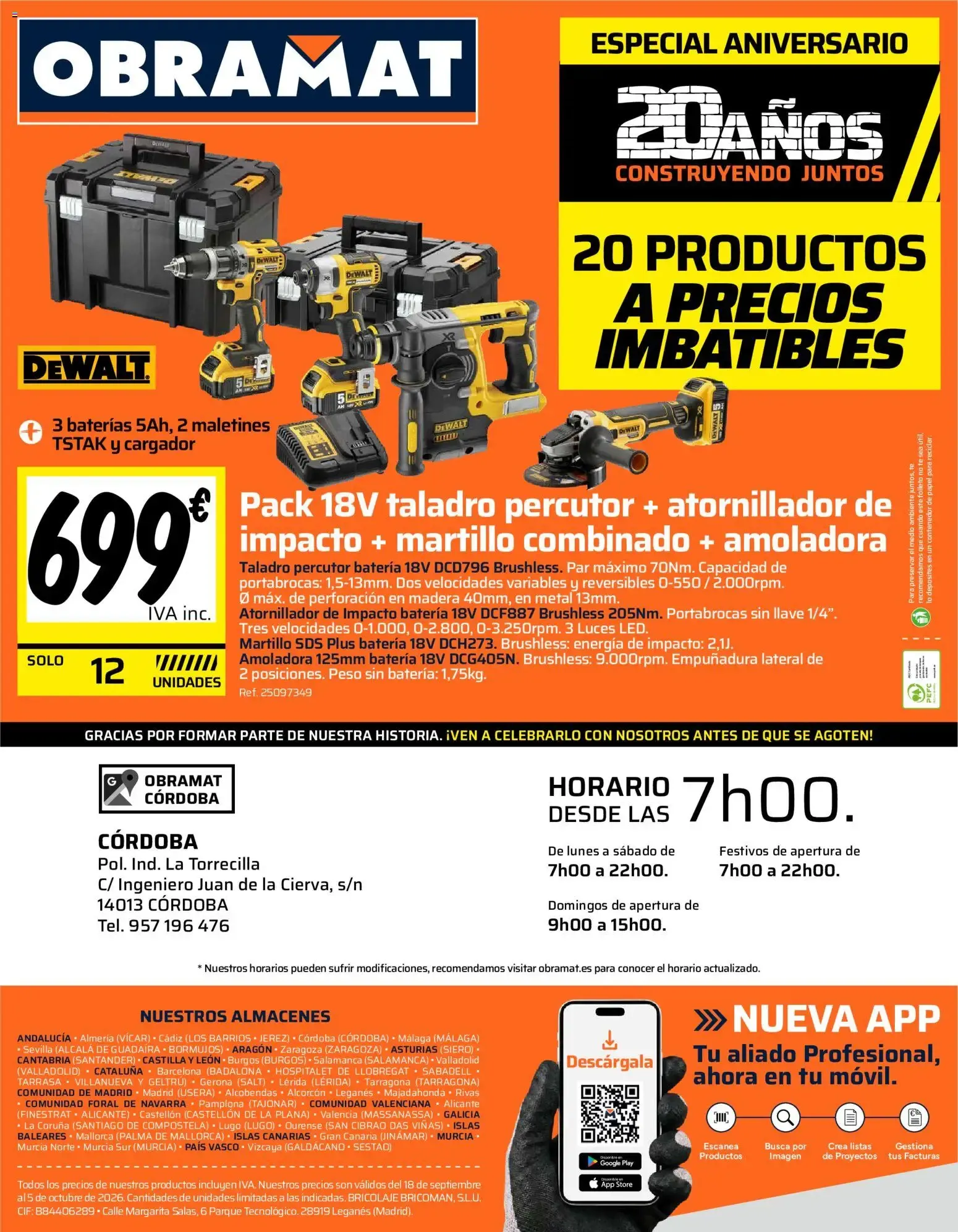 Catálogo de Obramat: Especial Aniversario - 20 Productos a Precios Imbatibles 18 de septiembre al 5 de octubre 2026 - Página 8