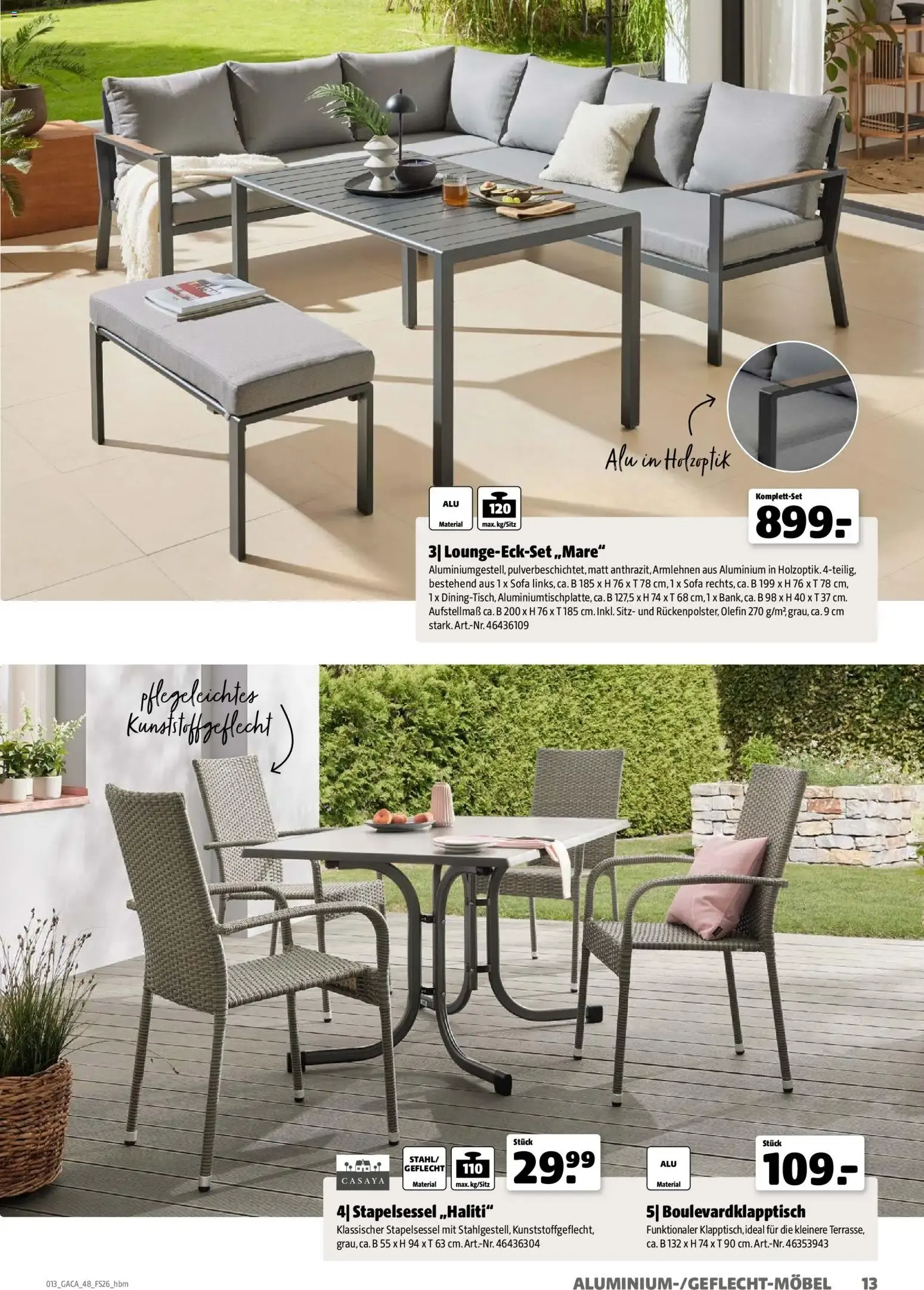 Hagebaumarkt Gartenmöbel & Camping von 2. März bis 31. Dezember 2026 - Prospekt seite 13