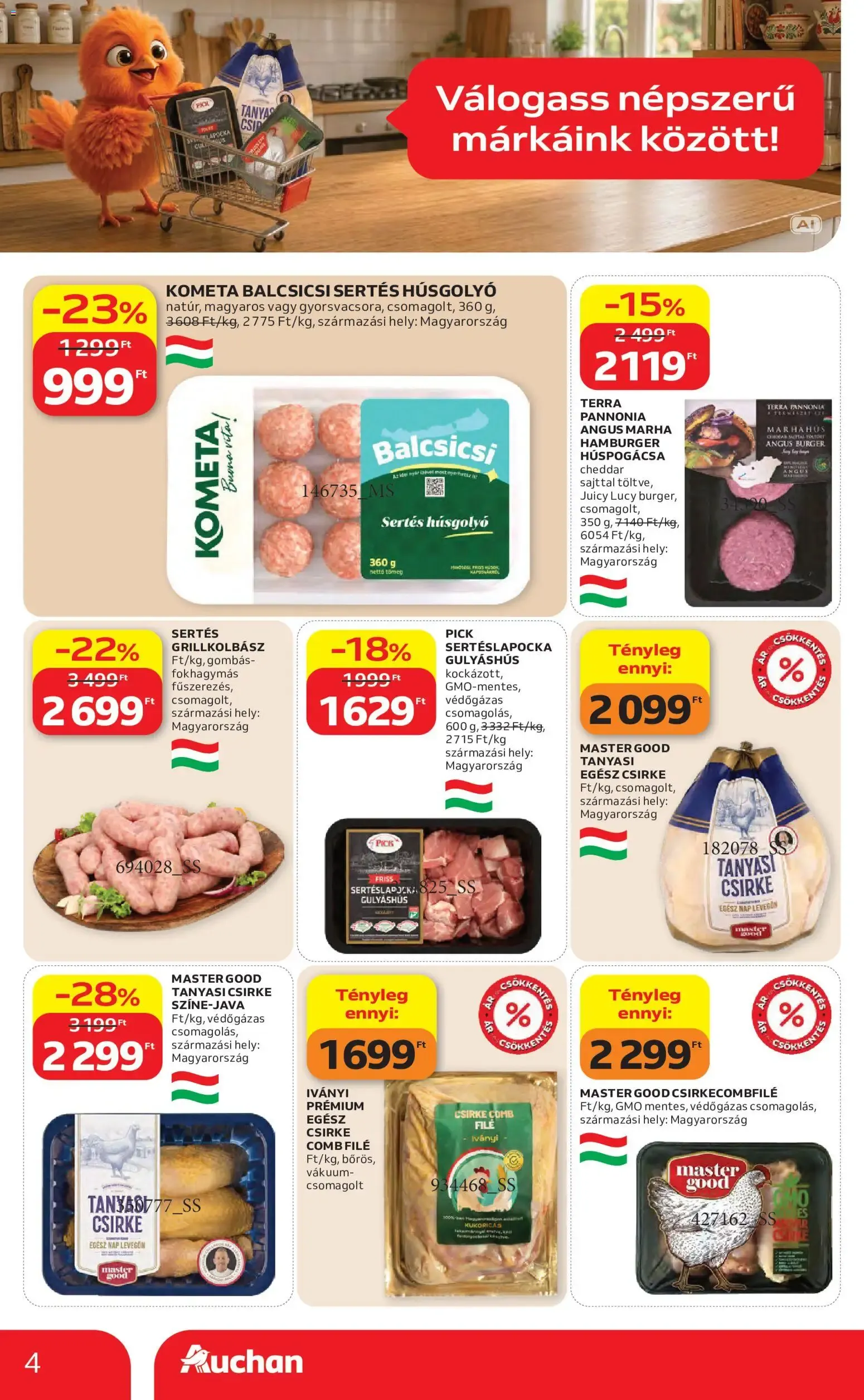 Katalógus Auchan Hipermarket - Márkák Ünnepe! szeptember 10.-tól szeptember 23.-ig 2026. - Oldal 4