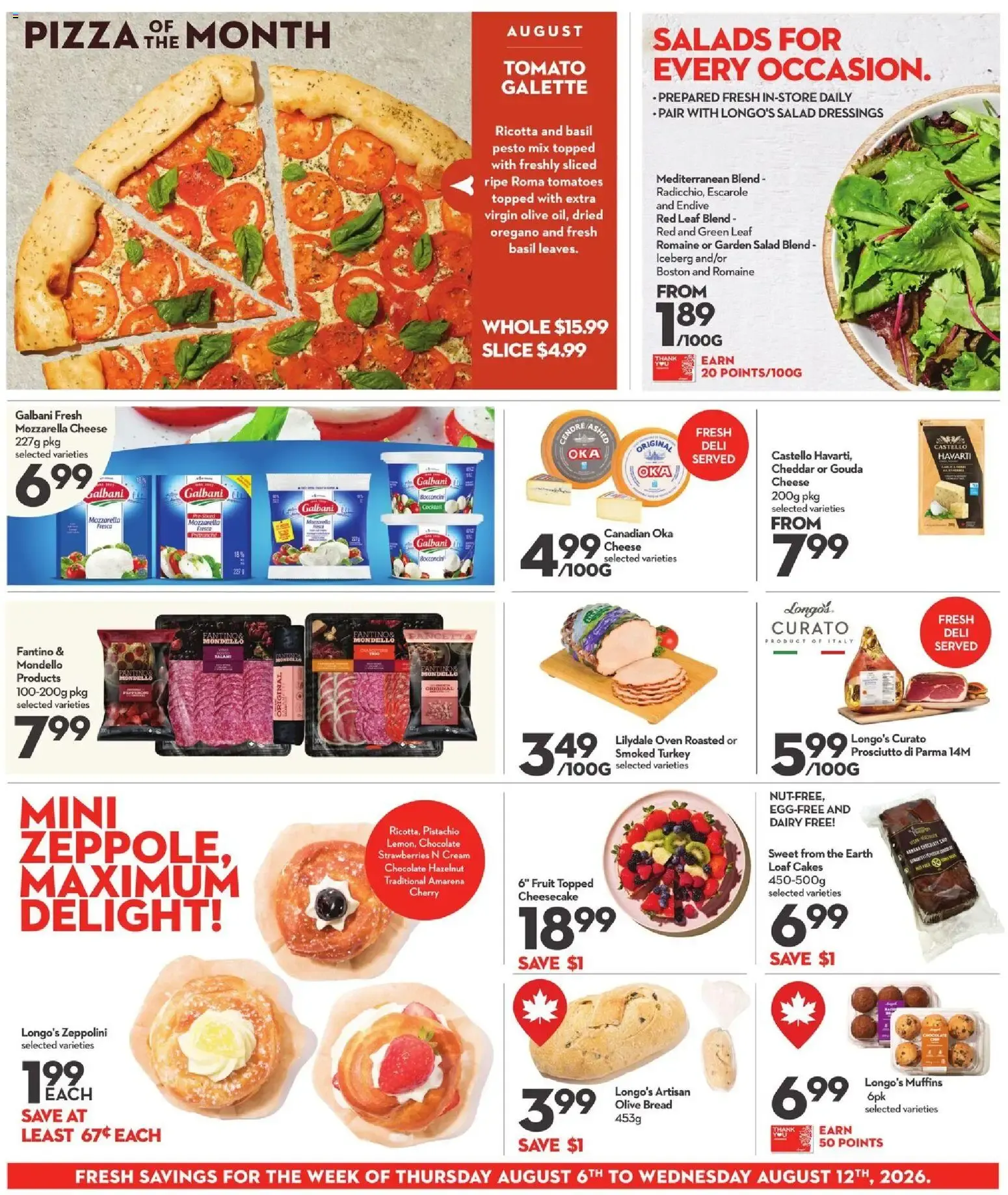 Longo's weekly flyer / circulaire from August 6 to August 12 2026 - flyer page 6