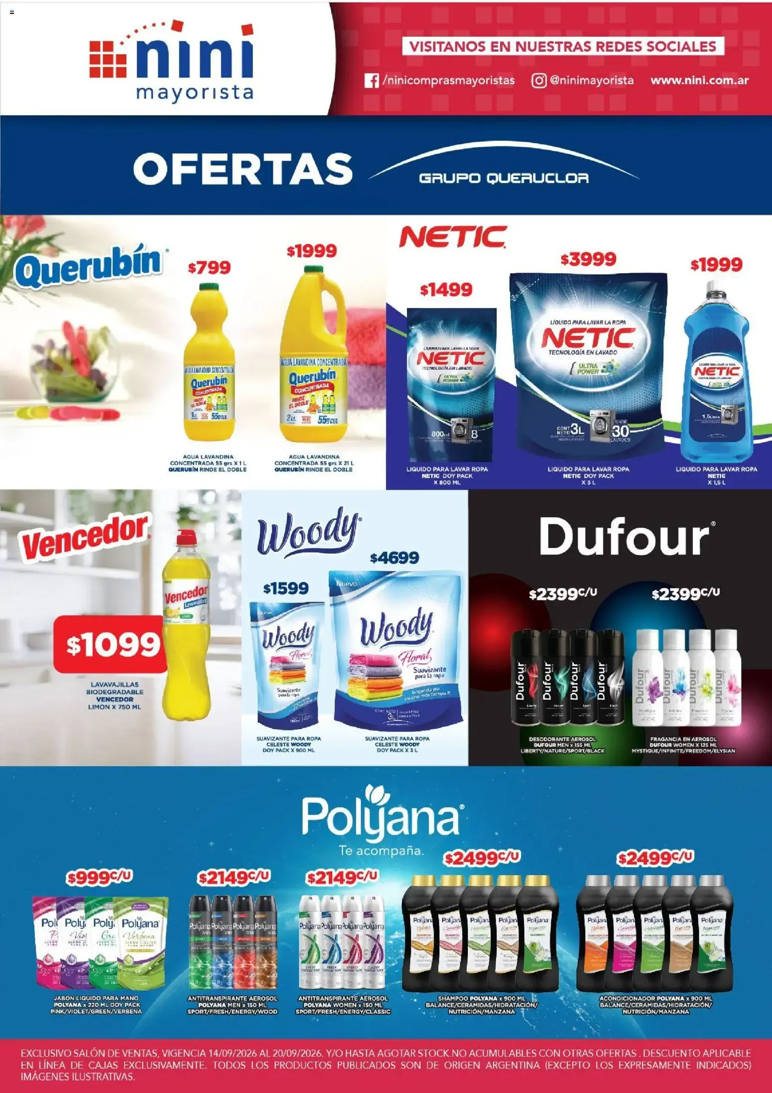 Ofertas de NINI Mayorista catálogo del 14/09/2026 - 20/09/2026 14 de septiembre al 20 de septiembre 2026 - Página 13 del catálogo