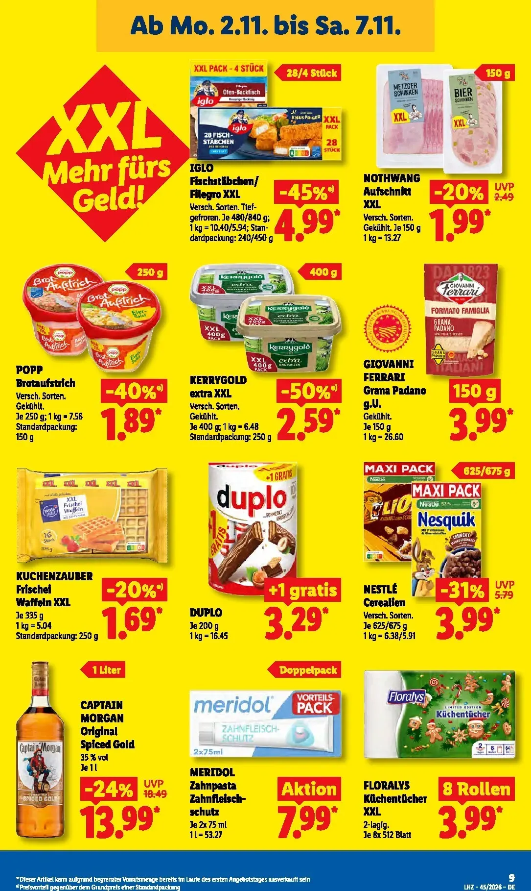 Lidl Sparen beim Preisführer von 2. November bis 7. November 2026 - Prospekt seite 16