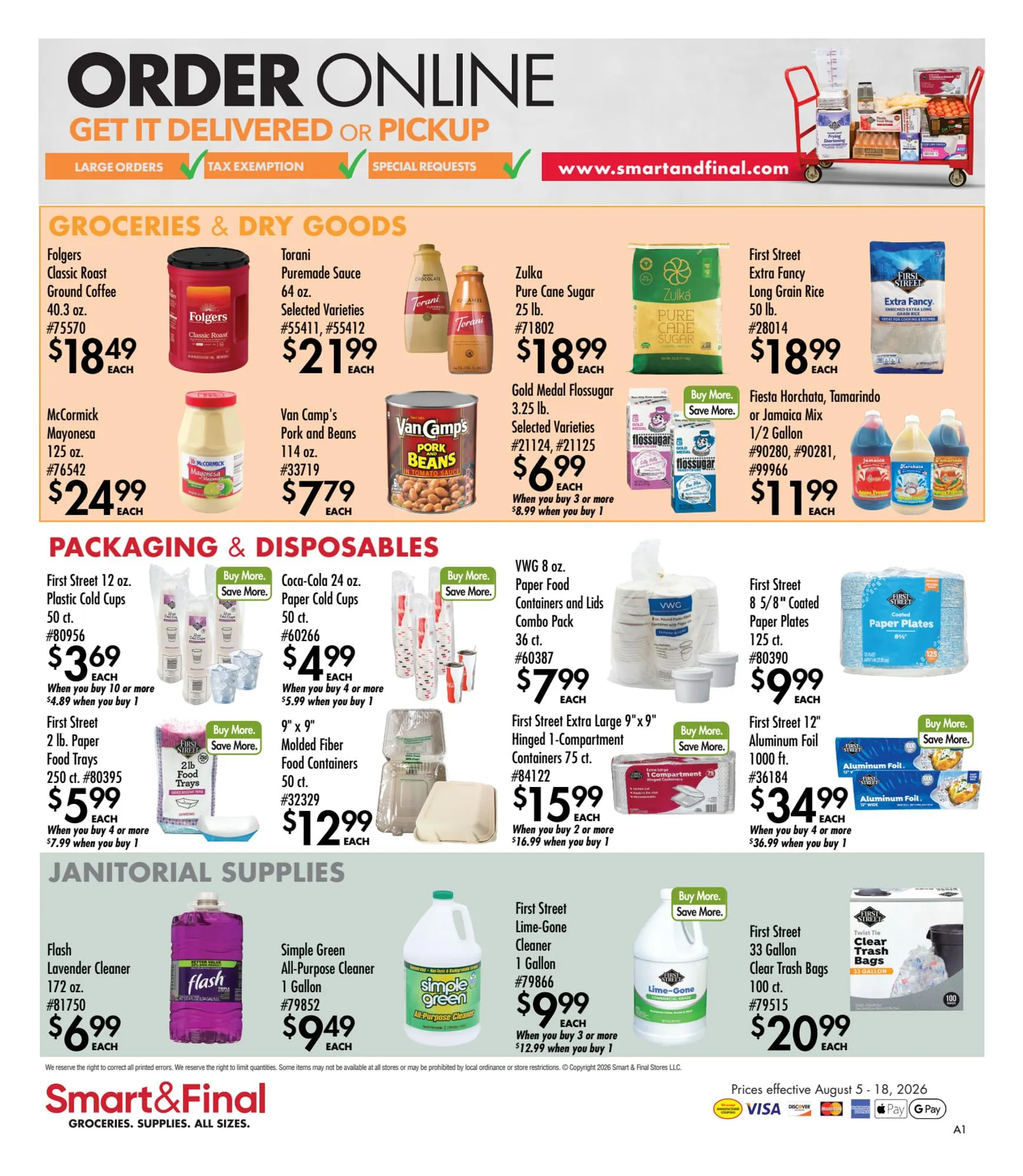 Weekly ad Current Smart & Final leaflet valid from Wednesday 08/05/2026 to Tuesday 08/18/2026 from August 5 to August 18 2026 - Page 2
