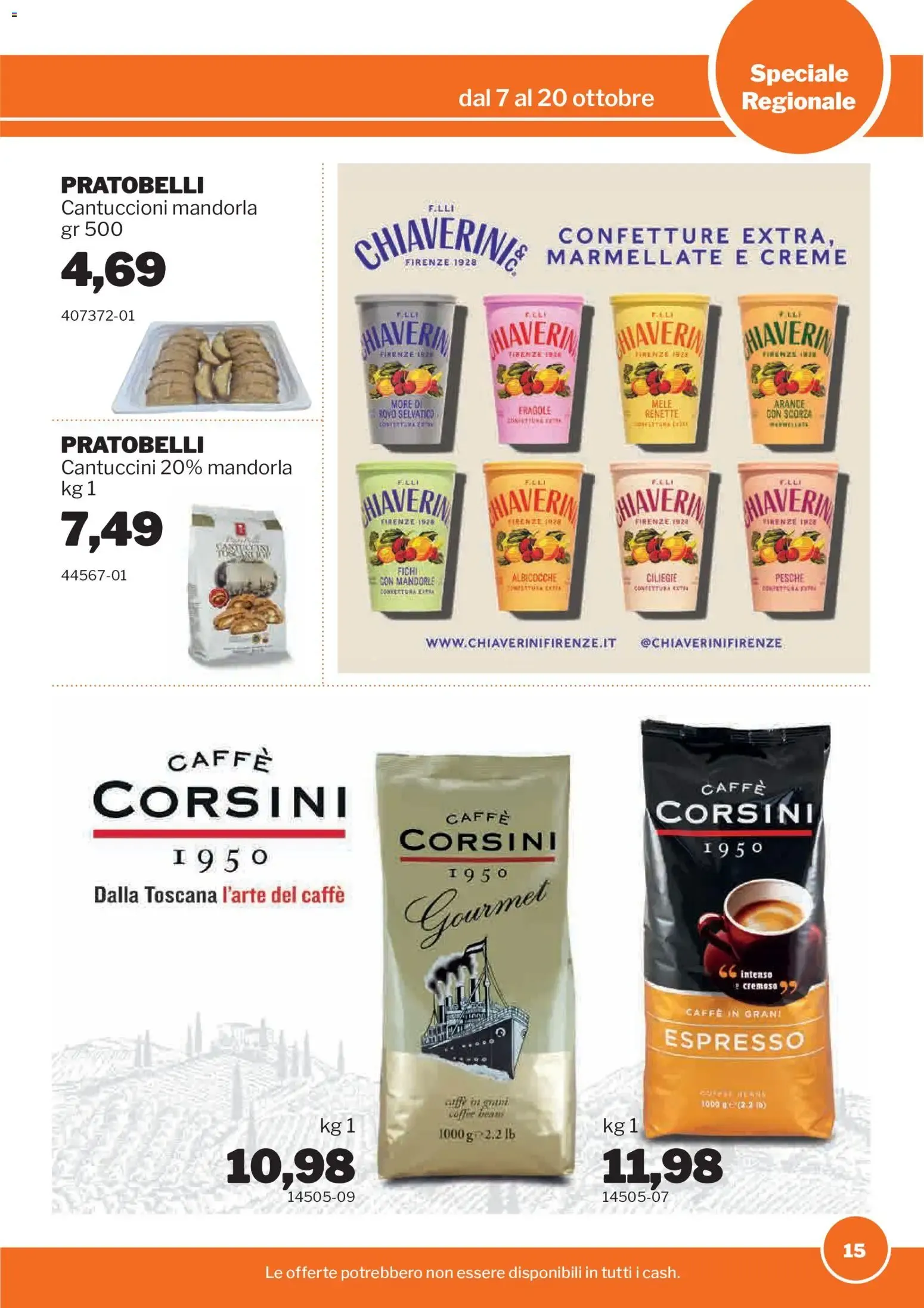 GrosMarket Toscana da 7 ottobre a 20 ottobre di 2026 - Pagina del volantino 14