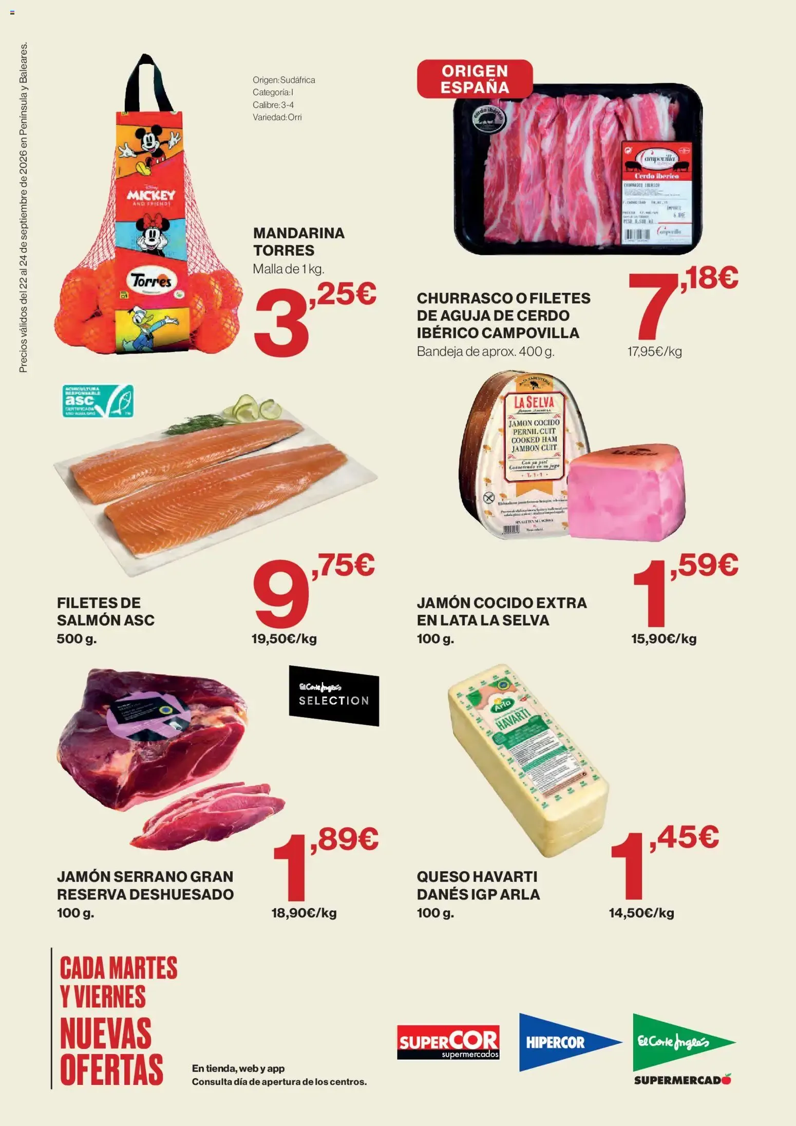 Catálogo de Hipercor Solo 3 días del 22/09/2026 | folleto 22 de septiembre al 24 de septiembre 2026 - Página 2