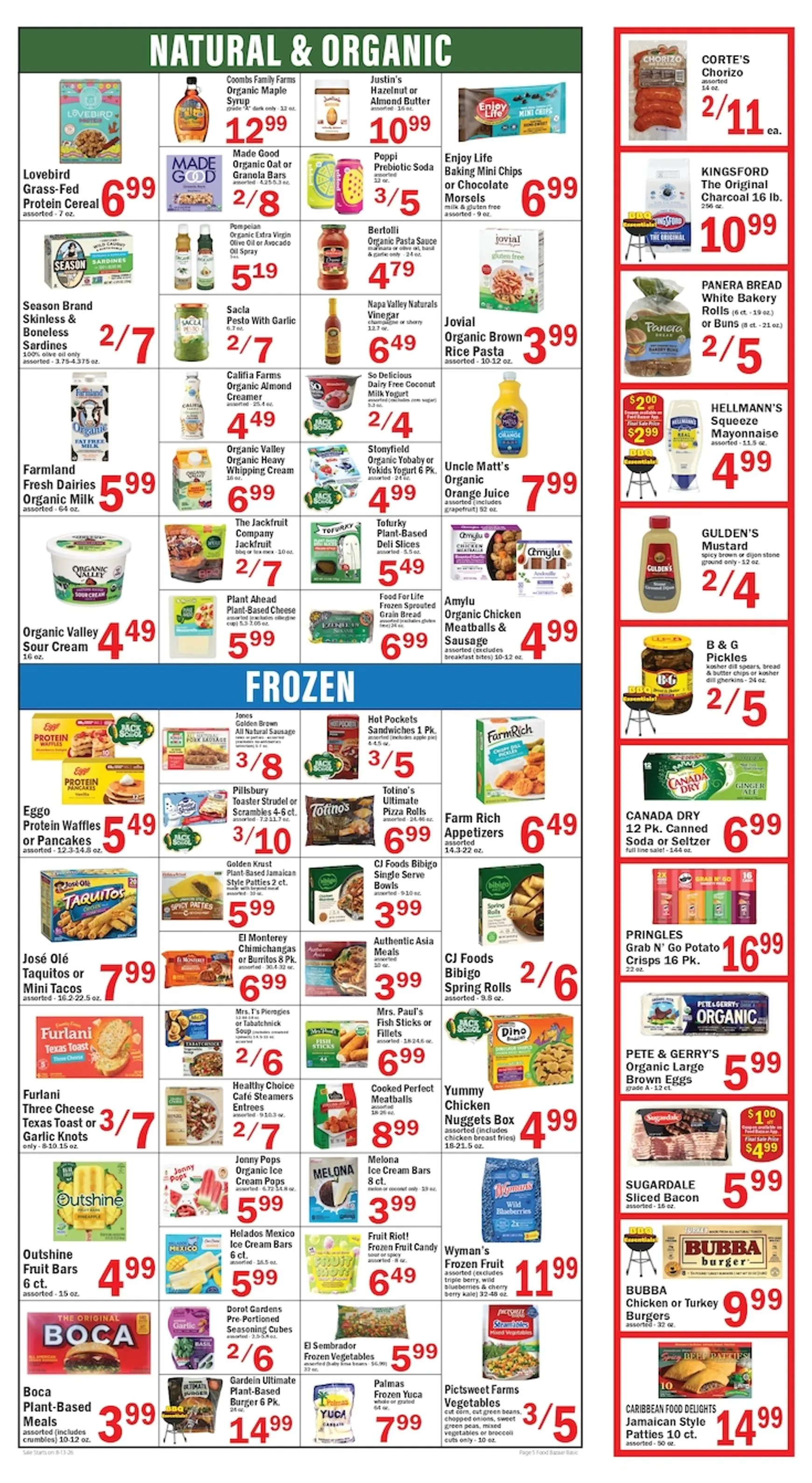 Weekly ad Current Food Bazaar leaflet valid from Thursday 08/13/2026 to Wednesday 08/19/2026 from August 13 to August 19 2026 - Page 5