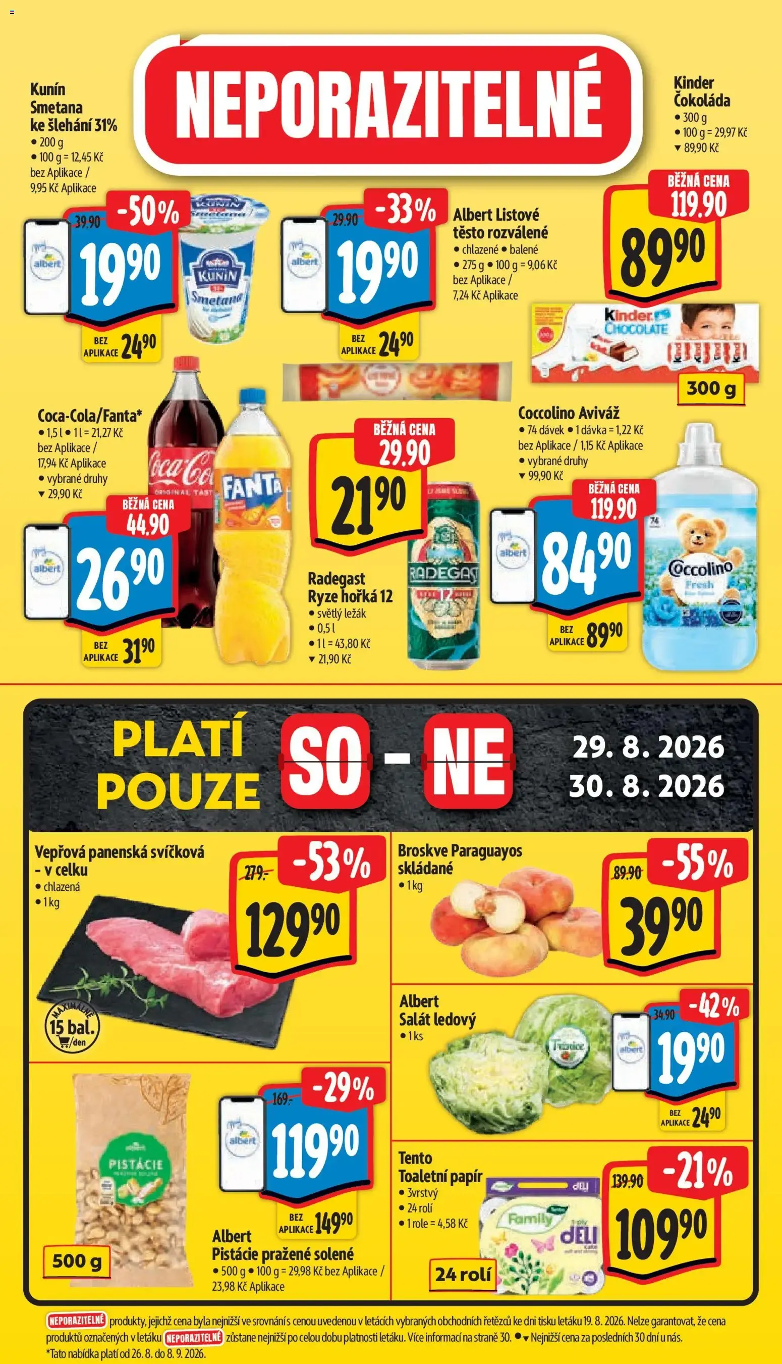 Albert leták - Hypermarket - Strakonice od 26.08.2026 - Akční leták - 26. srpna 1. září 2026 - Page 54