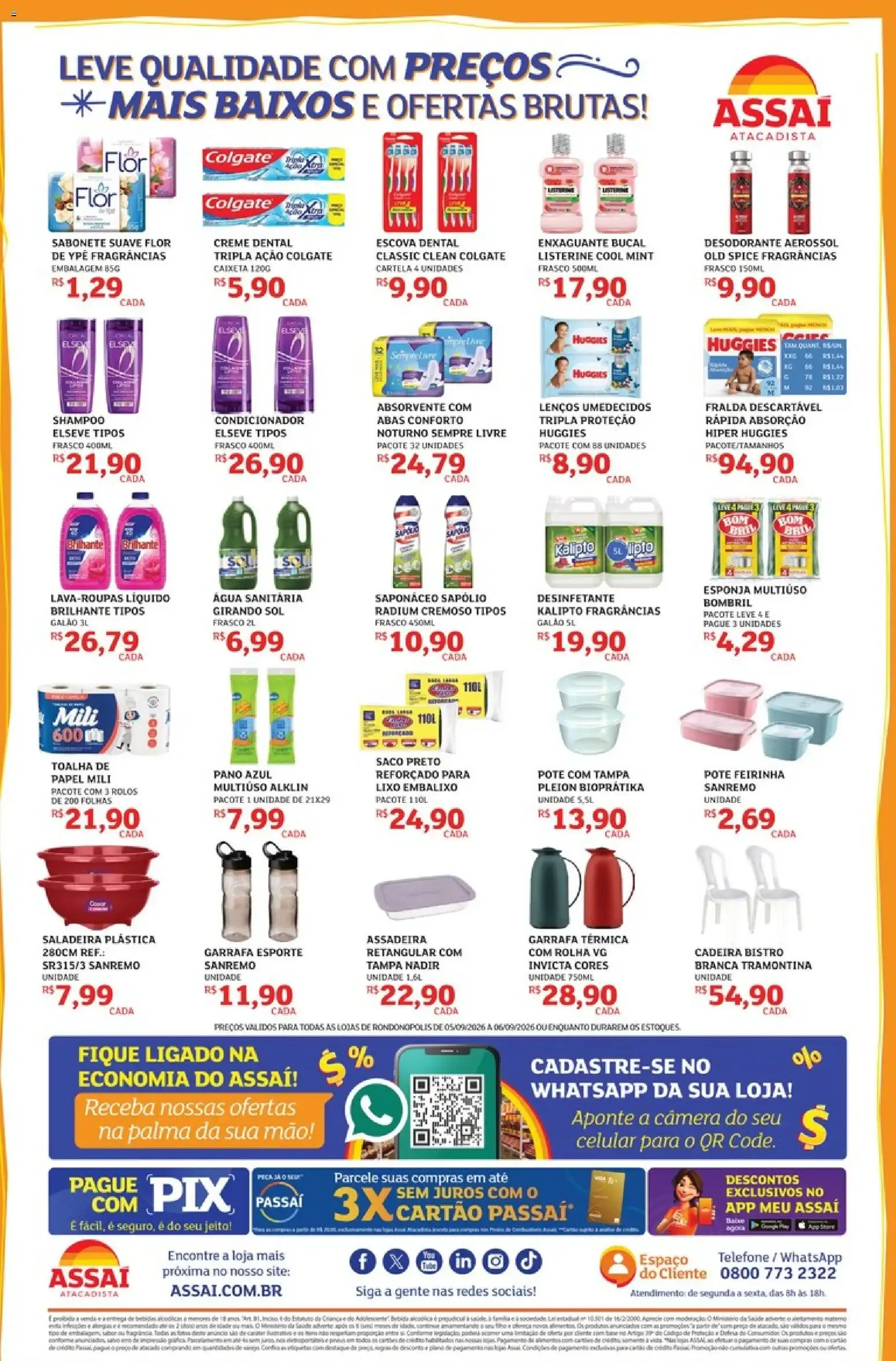 Encarte de Final de Semana da Economia Assaí Atacadista 5 de setembro até 6 de setembro 2026 - Pagina 4