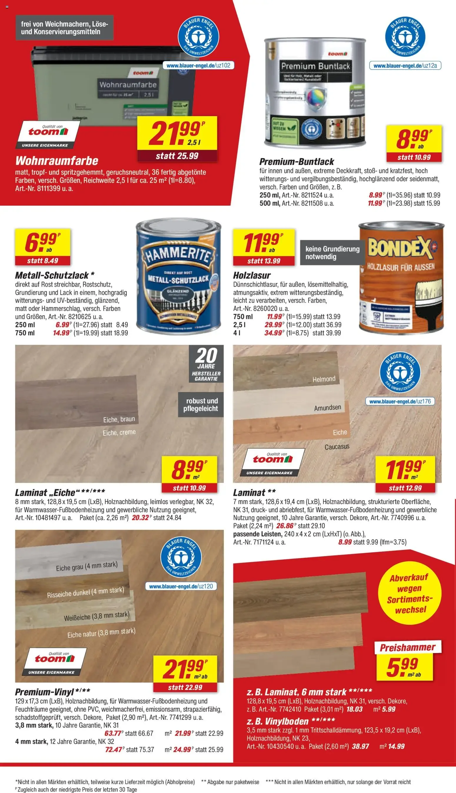 Toom Baumarkt Prospekt (ab 01.08.2026) zum Blättern von 1. August bis 7. August 2026 - Prospekt seite 8