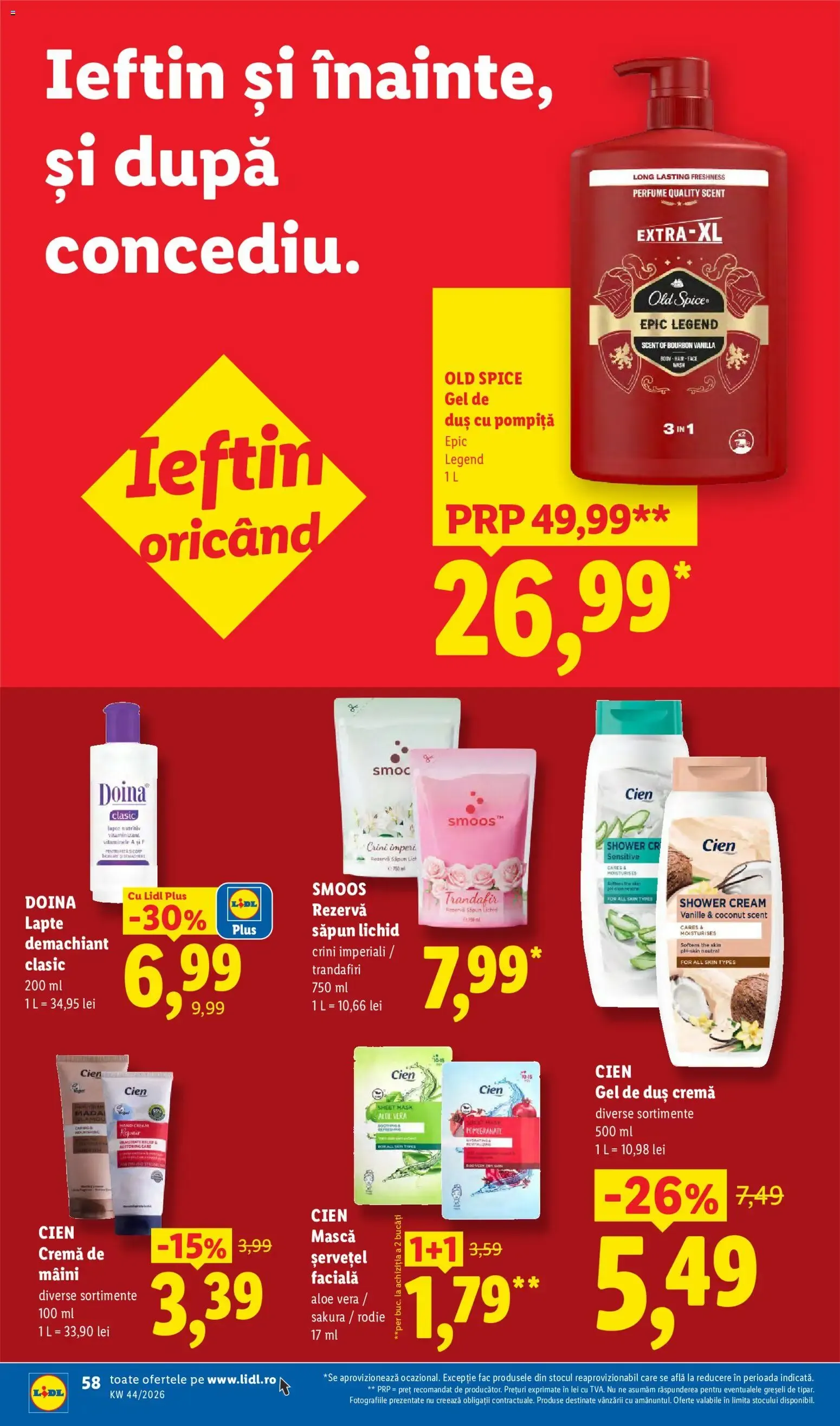 Catalog Catalog LIDL 26.10.2026 - Oferta și Revista online de la 26 octombrie până la 1 noiembrie 2026 - Revista Pagina 58