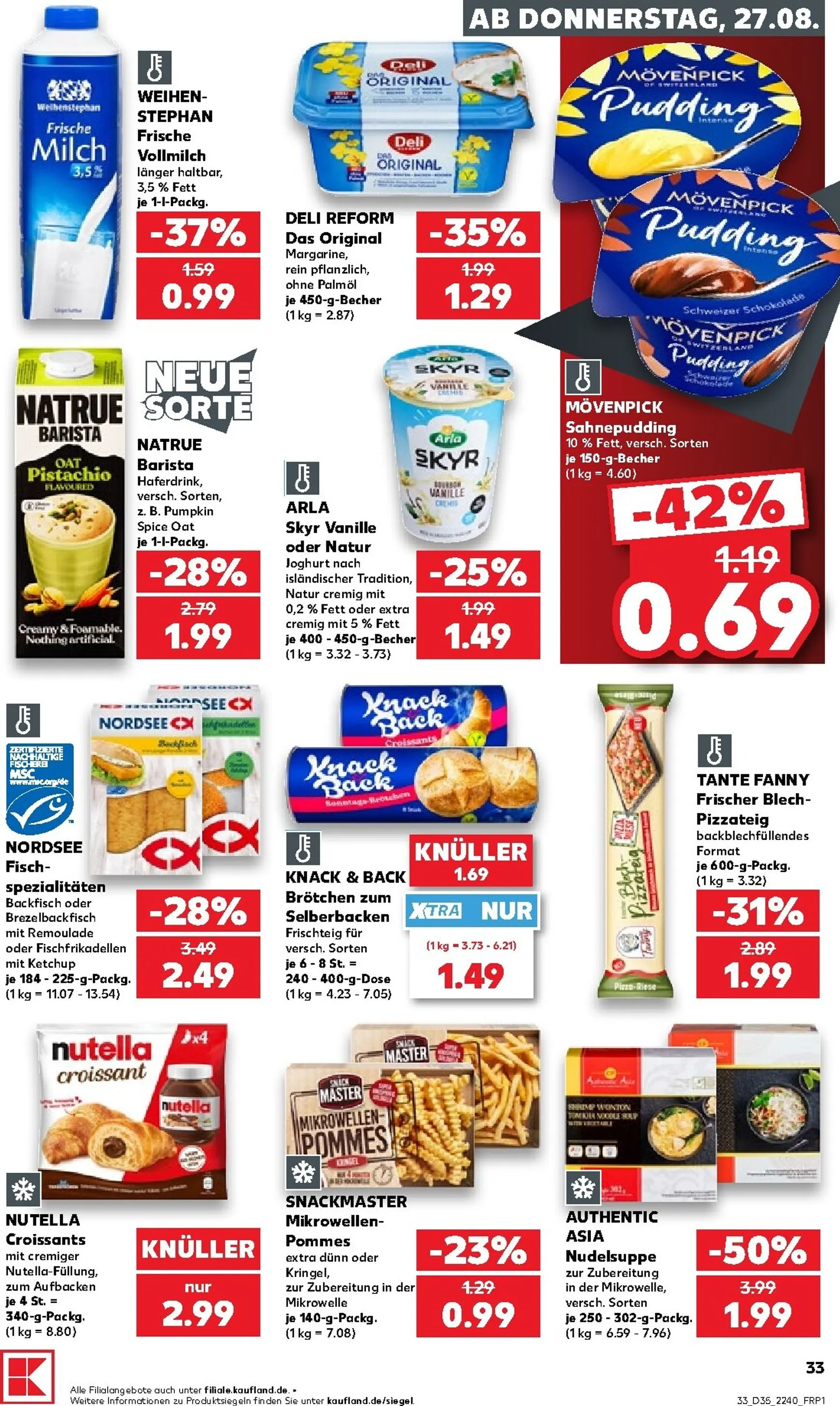Kaufland Prospekt nächste Woche – von Donnerstag 27.08.2026 bis Mittwoch 02.09.2026 von 27. August bis 2. September 2026 - Prospekt seite 34