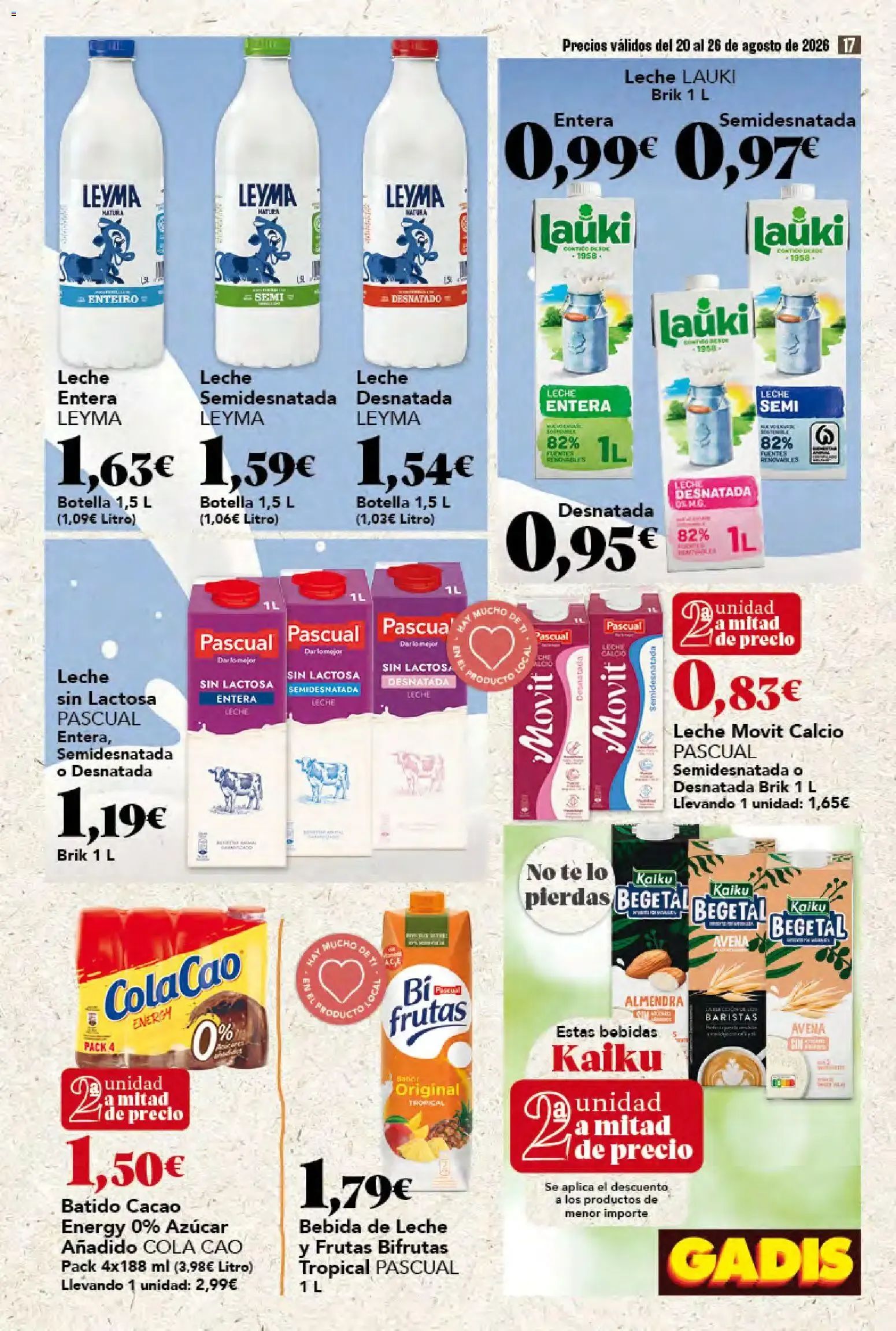 Catálogo de Gadis folleto 20/08/2026 - 26/08/2026 20 de agosto al 26 de agosto 2026 - Página 17