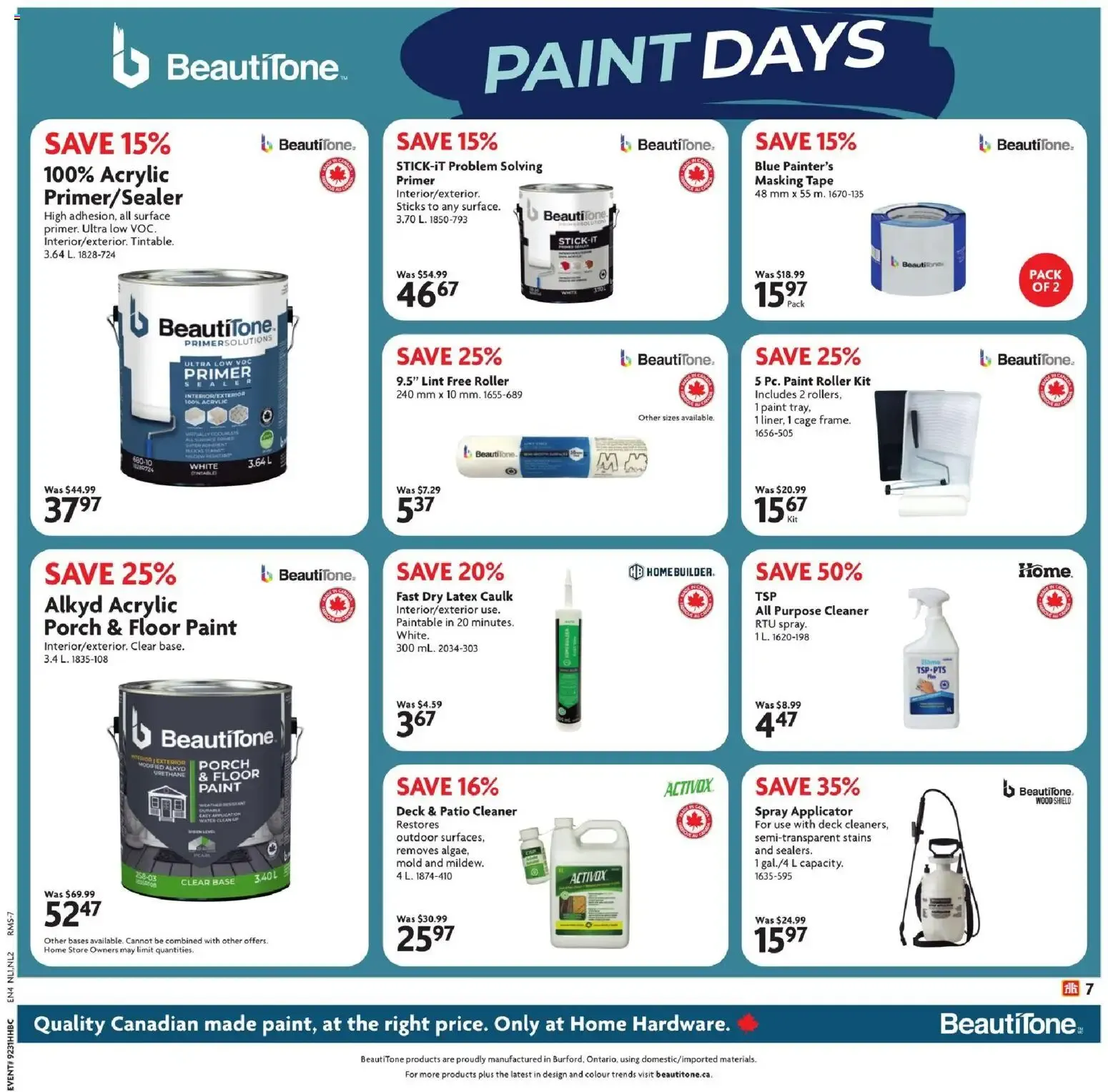 Home Hardware weekly flyer / circulaire from Jul 30, 2026 > weekly specials & deals from July 30 to August 12 2026 - flyer page 8