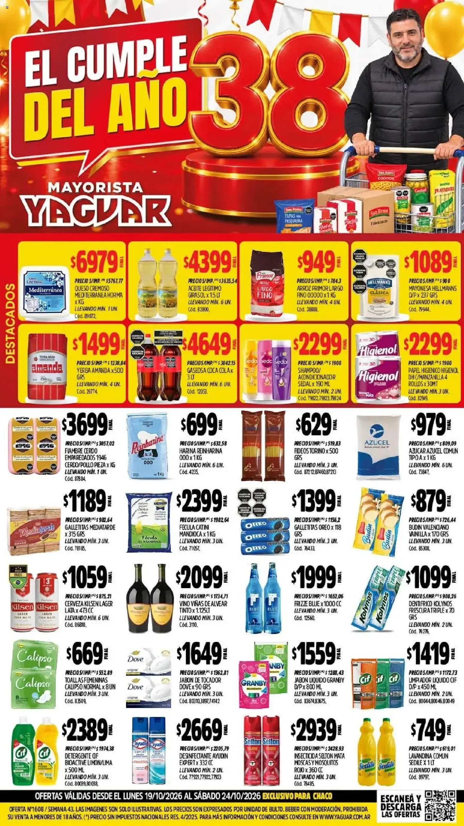 Ofertas de Yaguar - Oferta Semanal Chaco del 19/10/2026 - 24/10/2026 19 de octubre al 24 de octubre 2026 - Página 1 del catálogo