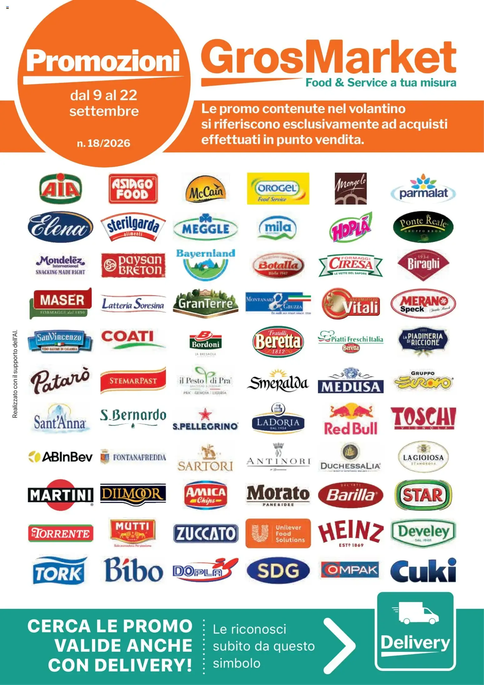 Promozioni GrosMarket da 9 settembre a 22 settembre di 2026 - Pagina del volantino 1