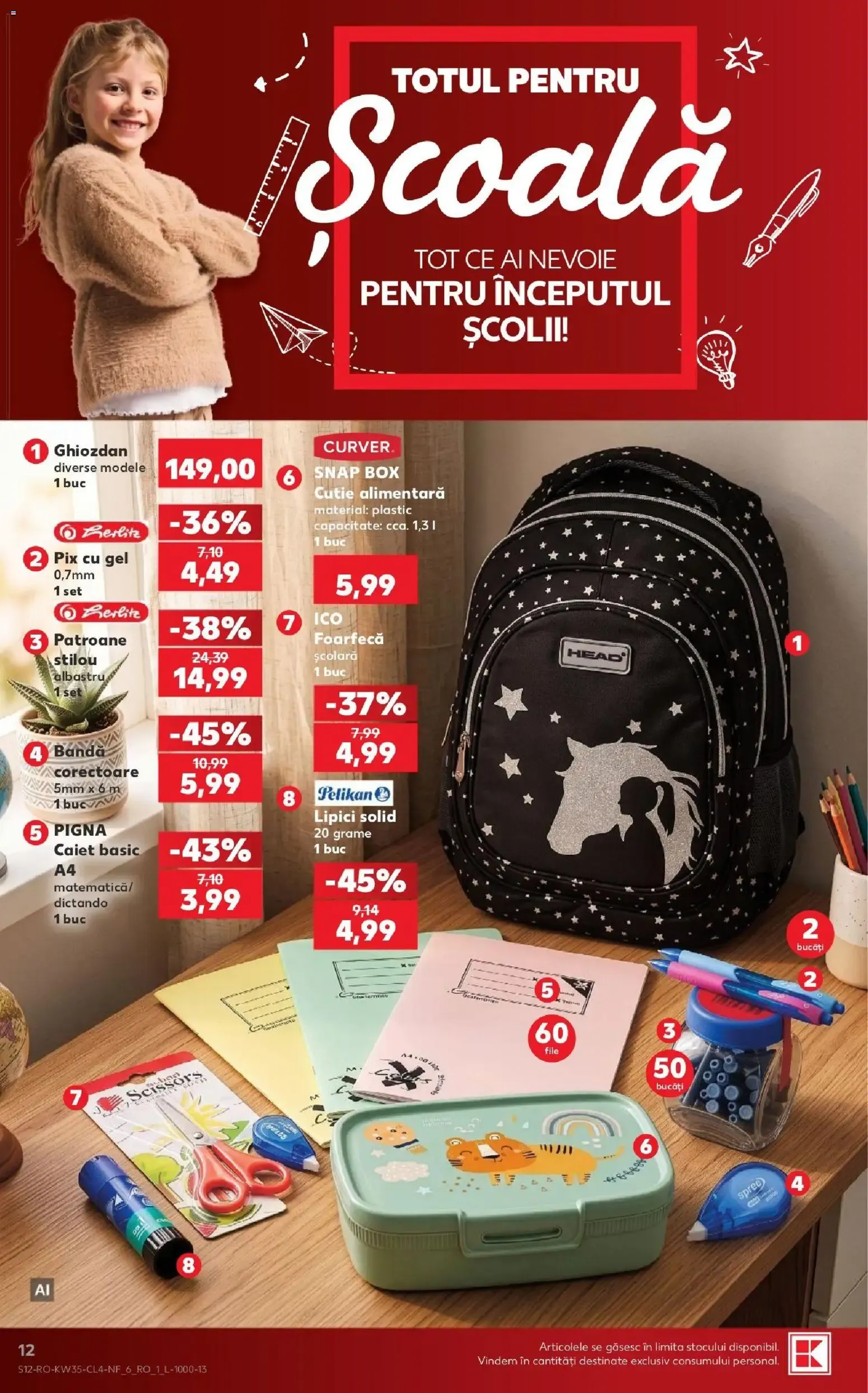 Catalog Kaufland Catalog Nonfood 26.08.2026 - Revista si Oferta de la 26 august până la 1 septembrie 2026 - Revista Pagina 12