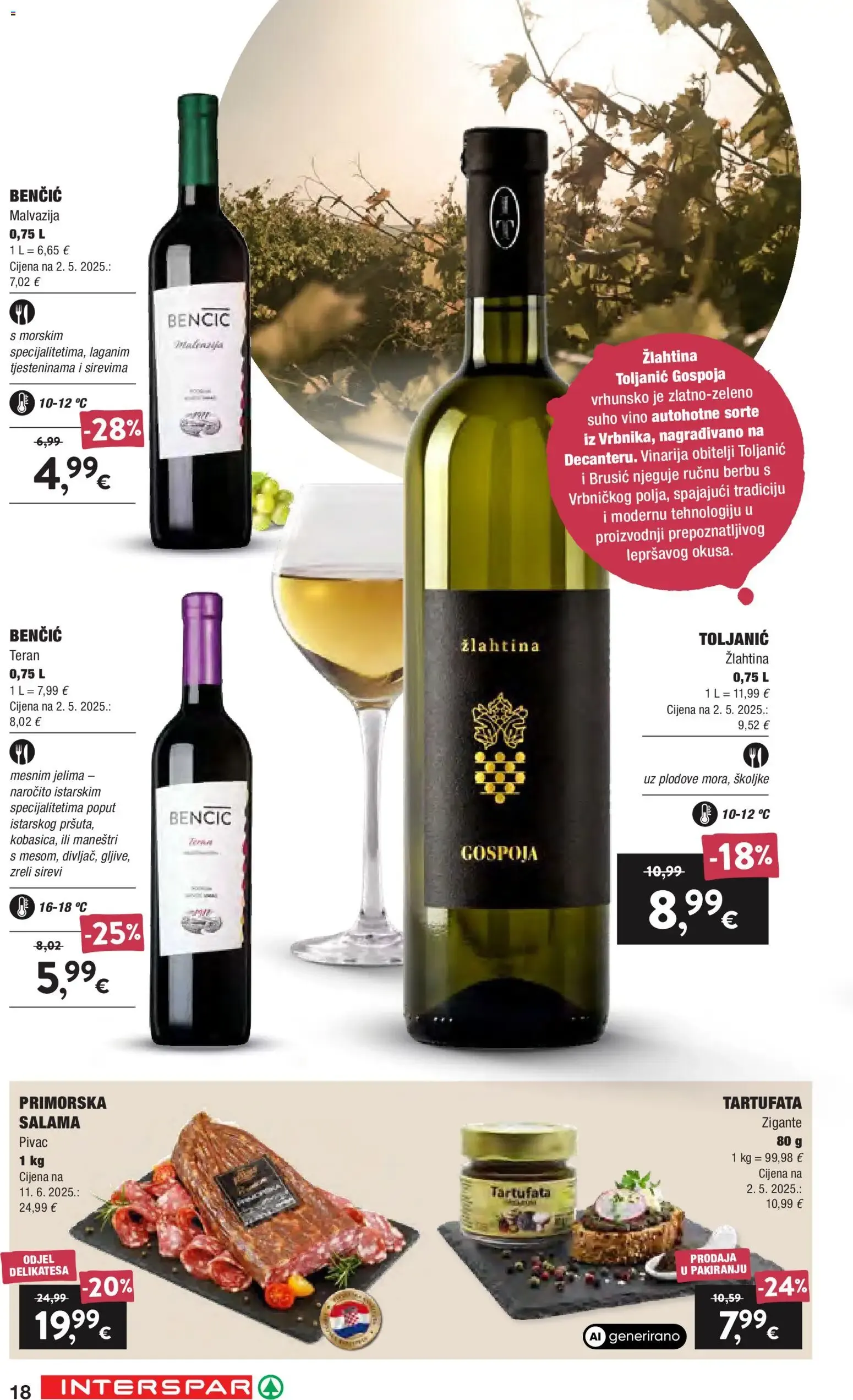 Katalog Vino I DELICIJE od 16. rujna do 6. listopada 2026. - Pregled Stranica 18