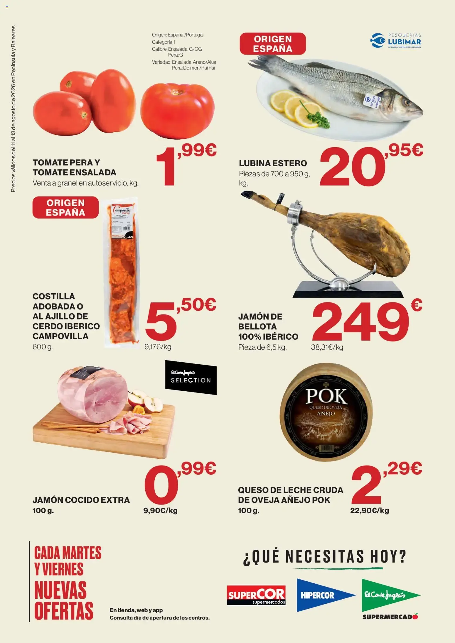 Catálogo de Hipercor Solo 3 días del 11/08/2026 | folleto 11 de agosto al 13 de agosto 2026 - Página 2