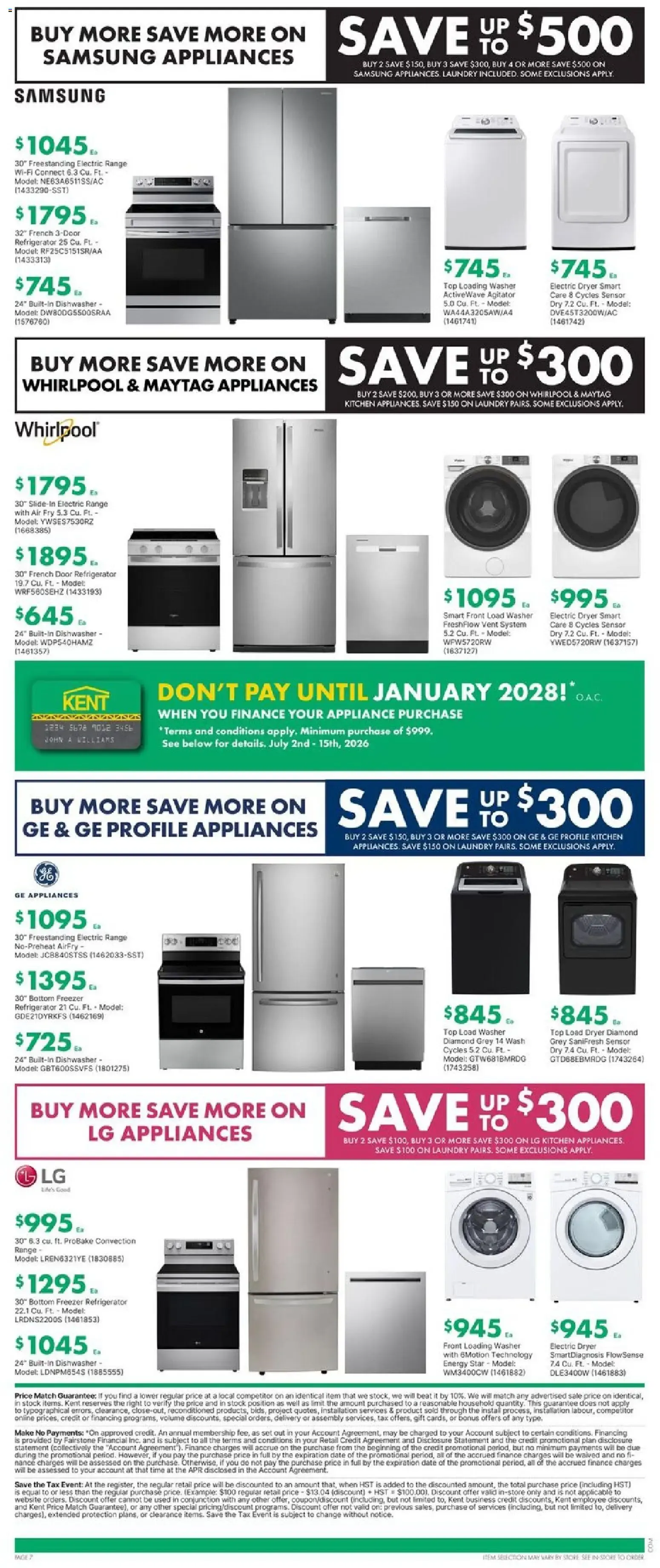 Kent Save The Tax Storewide from July 9 to July 15 2026 - flyer page 8
