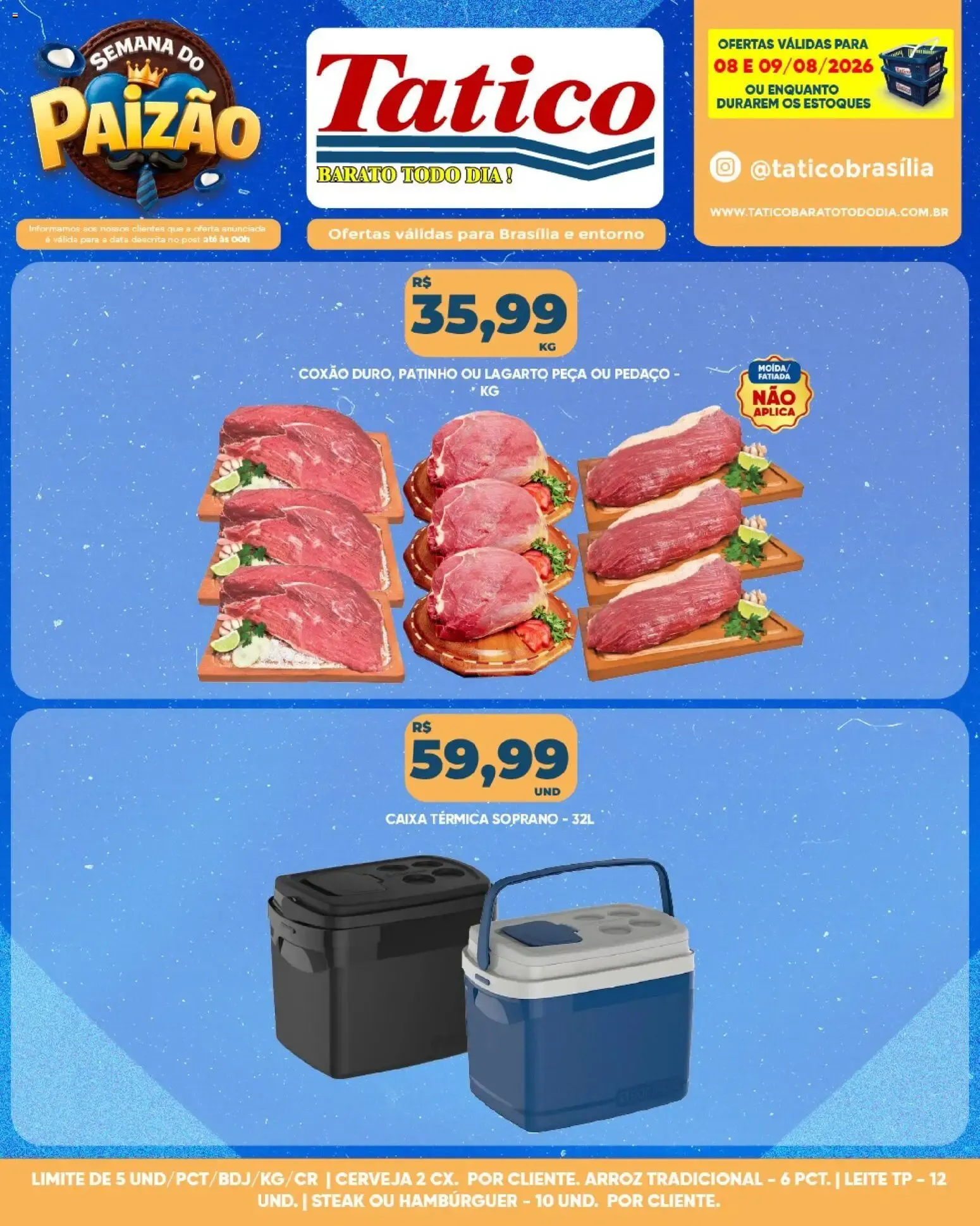 Encarte de Tatico ofertas Fim de Semana de 08/08/2026 | Promoções Online 8 de agosto até 9 de agosto 2026 - Pagina 12