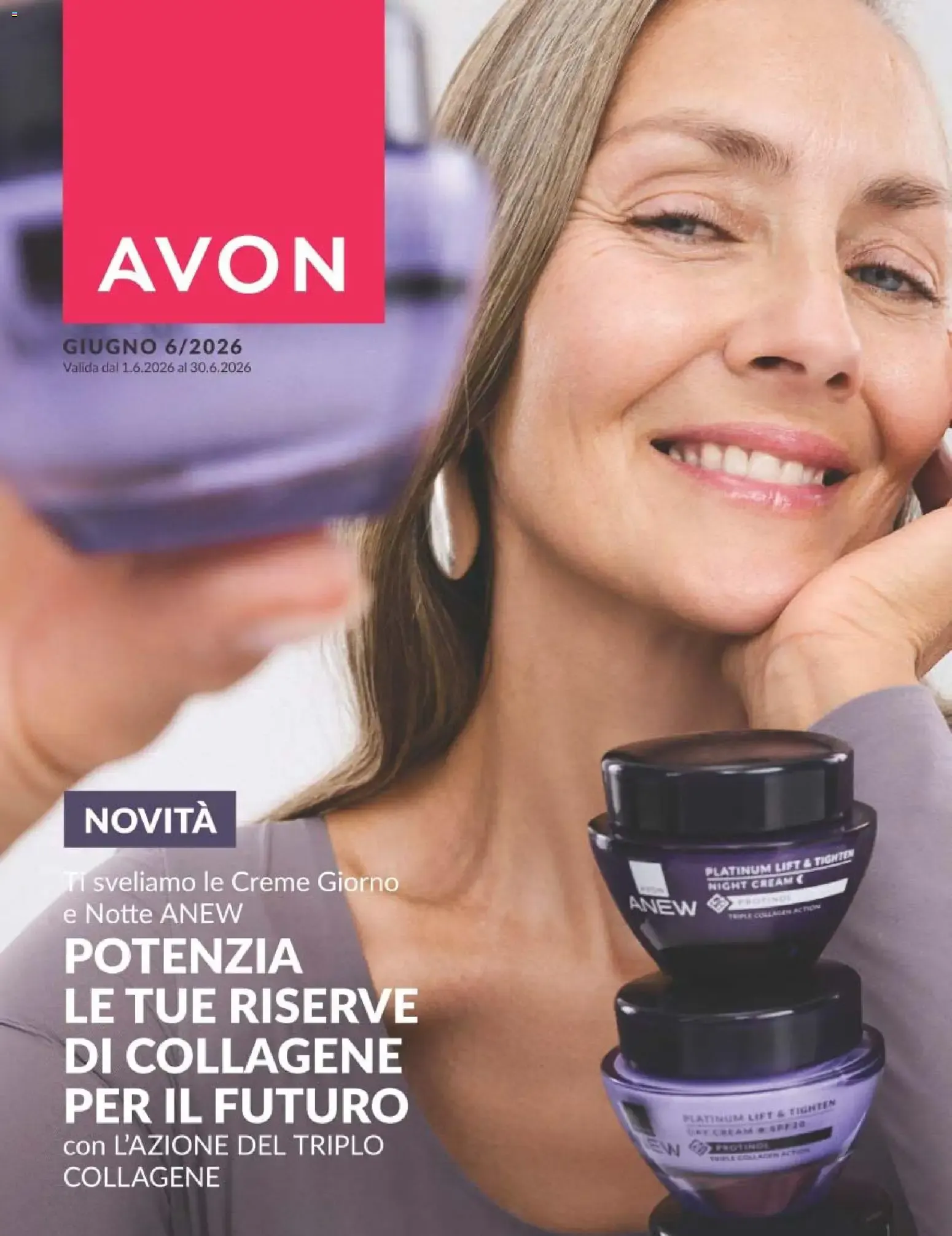Avon Giugno 6/2026 - Novità Creme Giorno e Notte ANEW da 1 giugno a 30 giugno di 2026 - Pagina del volantino 1