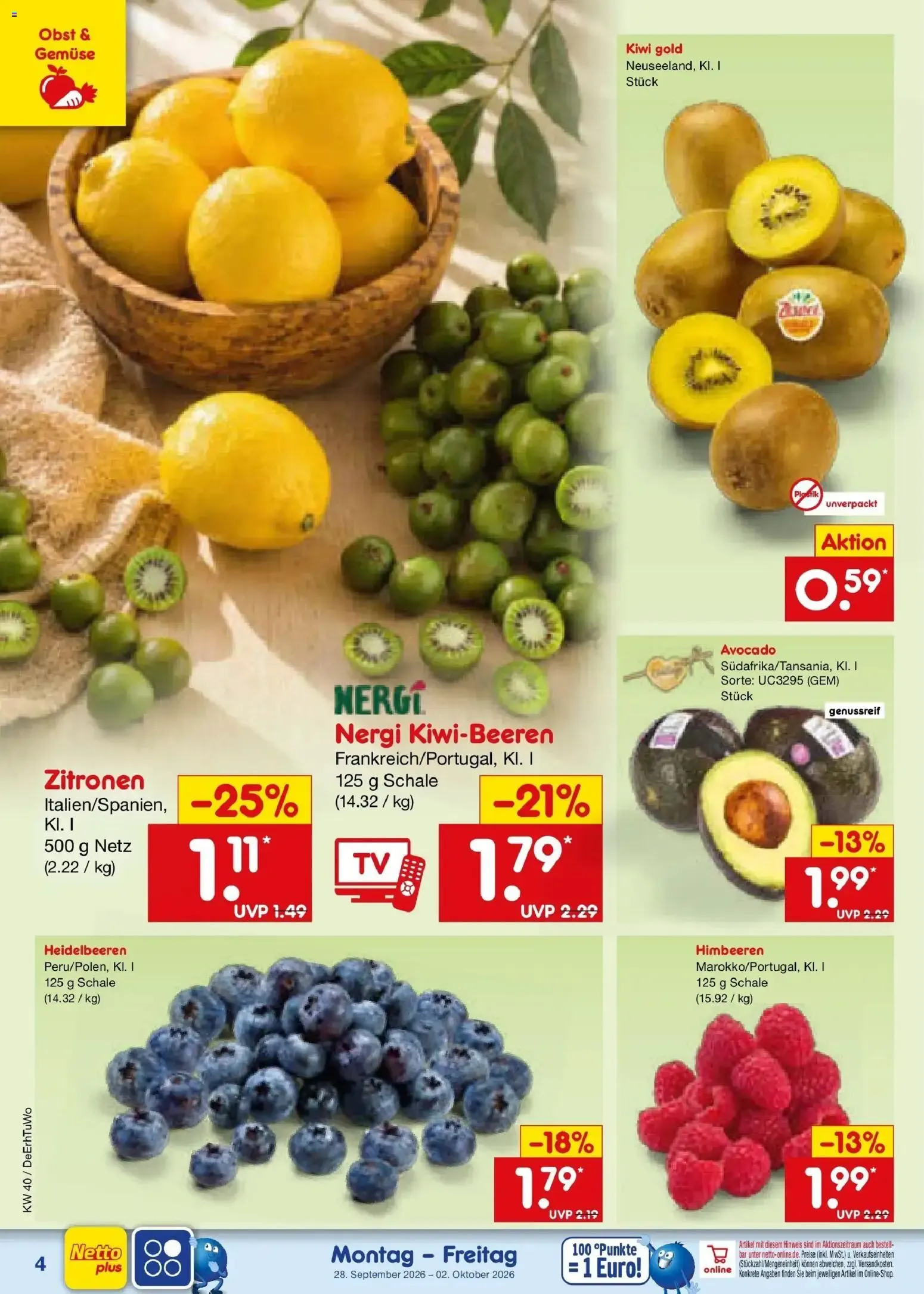 Netto Marken-Discount Prospekt (ab 28.09.2026) » Angebote von 28. September bis 2. Oktober 2026 - Prospekt seite 4