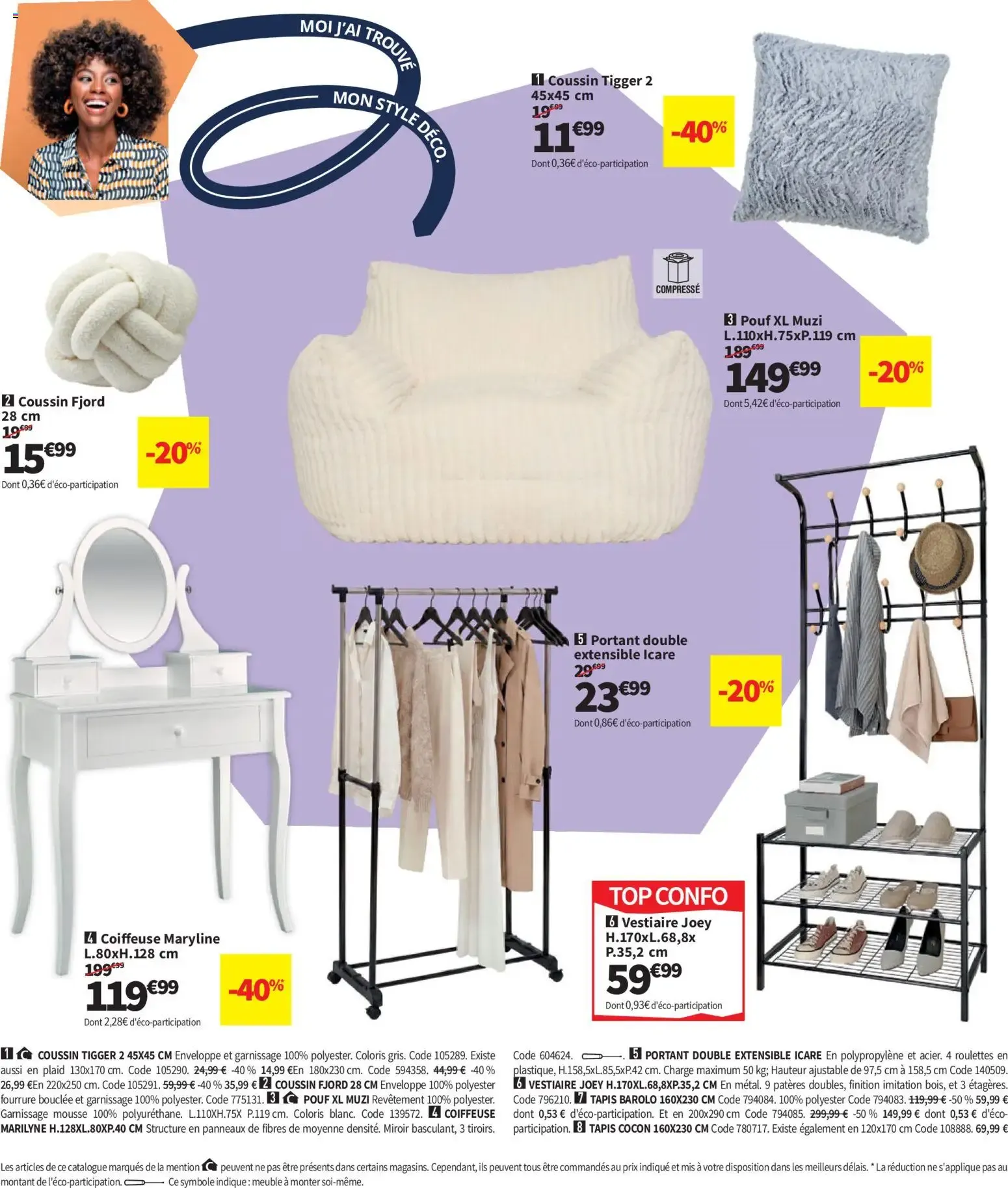 Conforama catalogue à partir du 09/06/2026 - promo en ligne du 9 juin au 6 juillet 2026 - Catalogue page 22