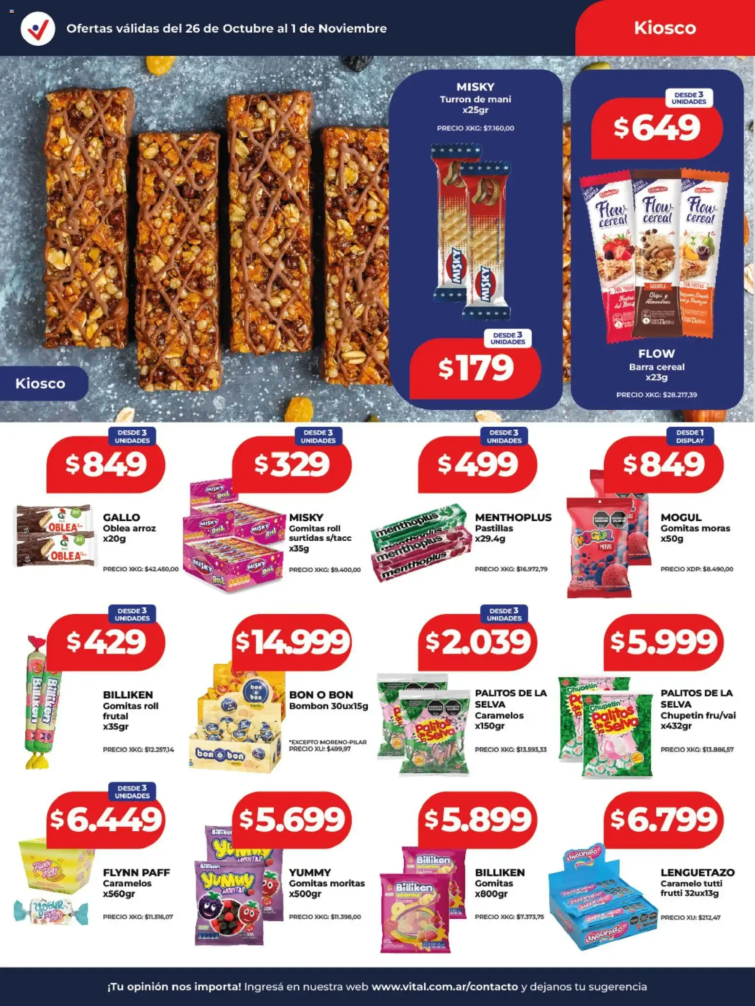 Ofertas de Vital - Ofertas || del 26/10/2026 - 01/11/2026 || Catálogo 26 de octubre al 1 de noviembre 2026 - Página 23 del catálogo