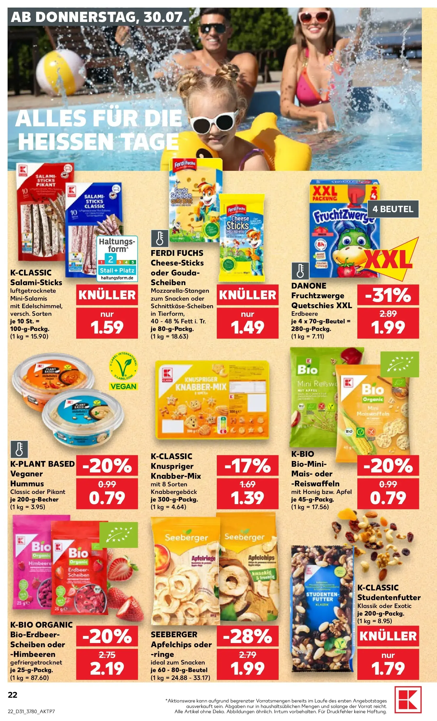 Kaufland: Ofertas de la Semana von 30. Juli bis 5. August 2026 - Prospekt seite 22