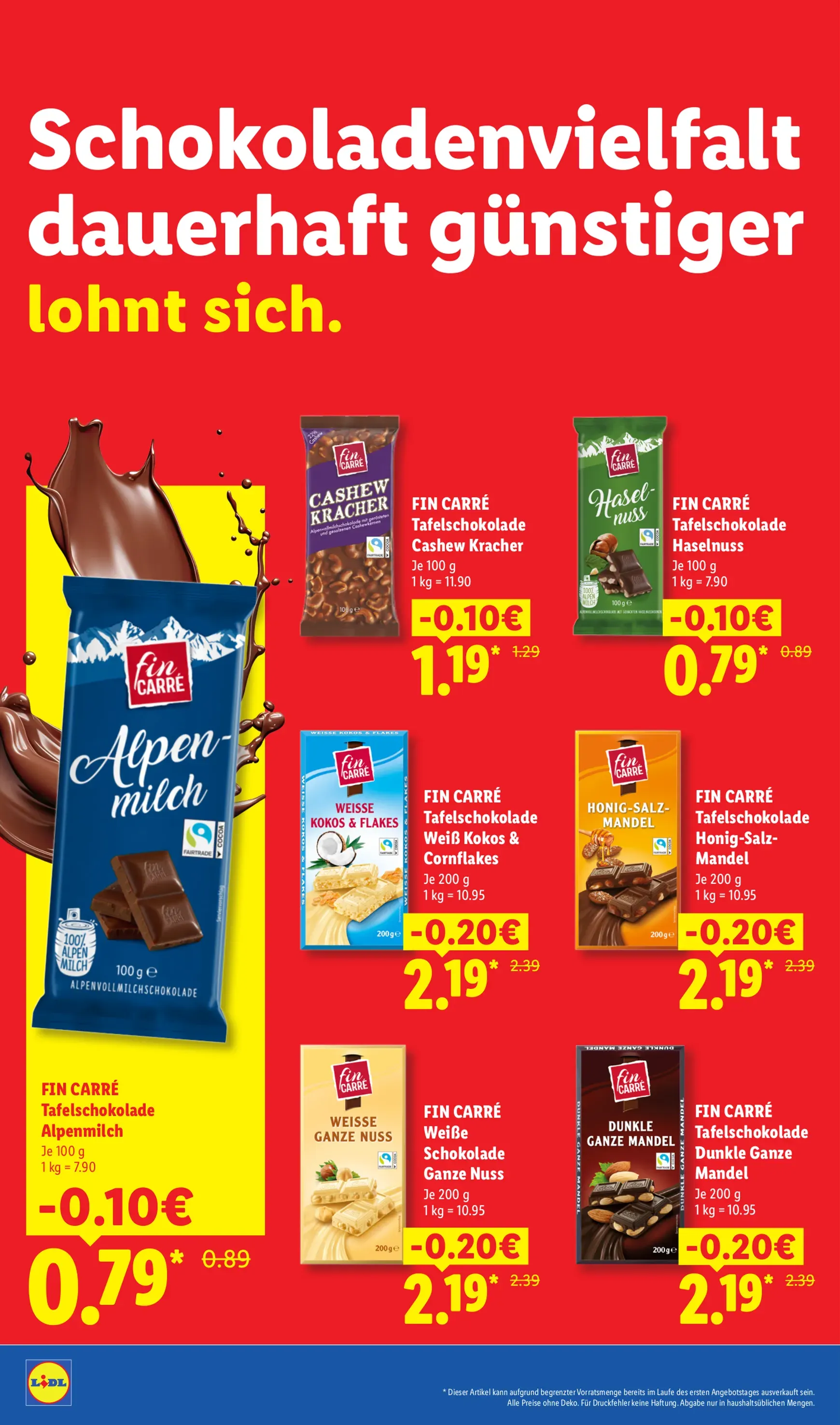 Lidl: Der Preisführer macht Deutschland dauerhaft günstiger! von 1. Juli bis 31. August 2026 - Prospekt seite 10