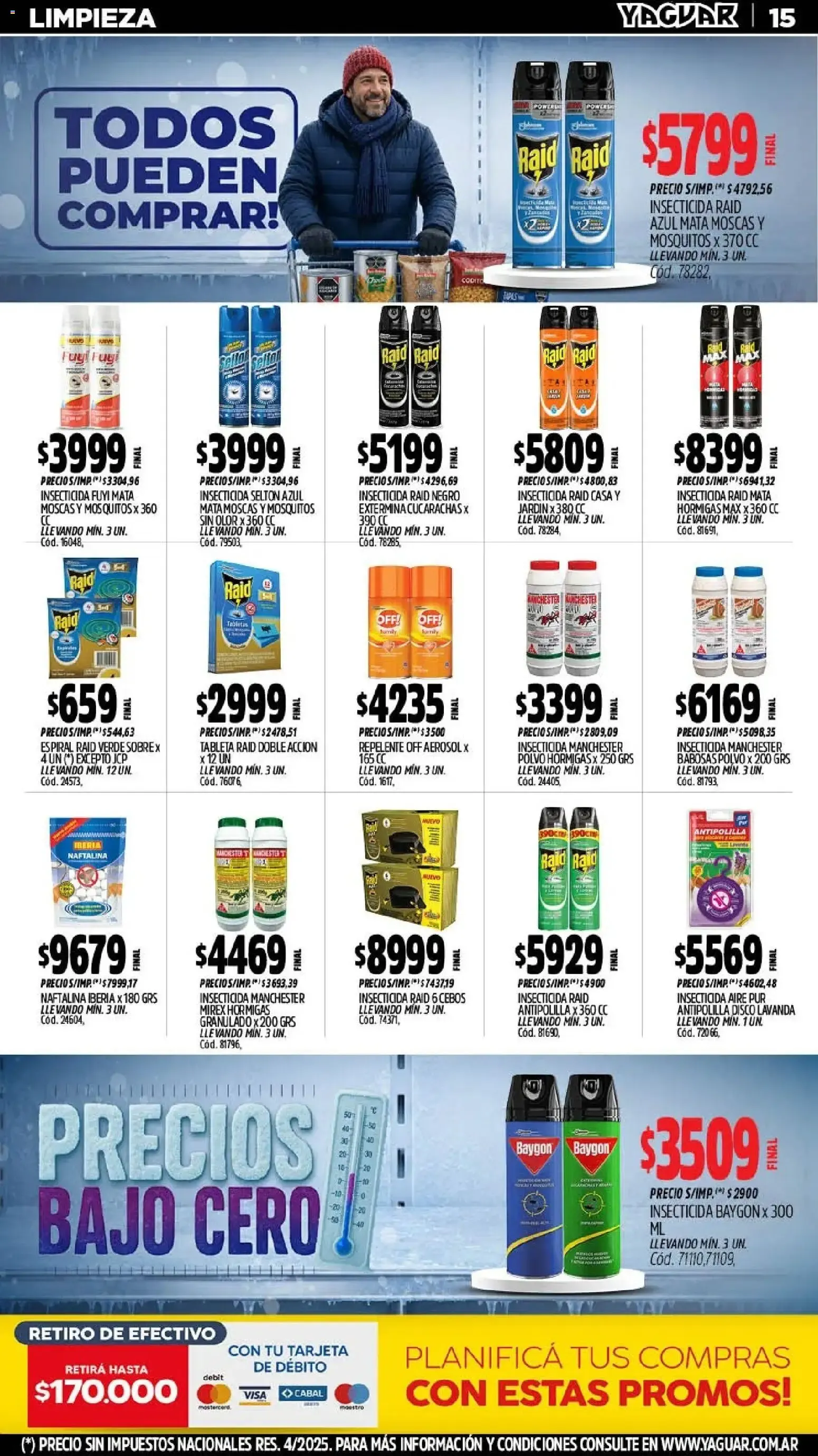 Ofertas de Mayorista Yaguar - Precios Bajo Cero 27 de julio al 2 de agosto 2026 - Página 16 del catálogo