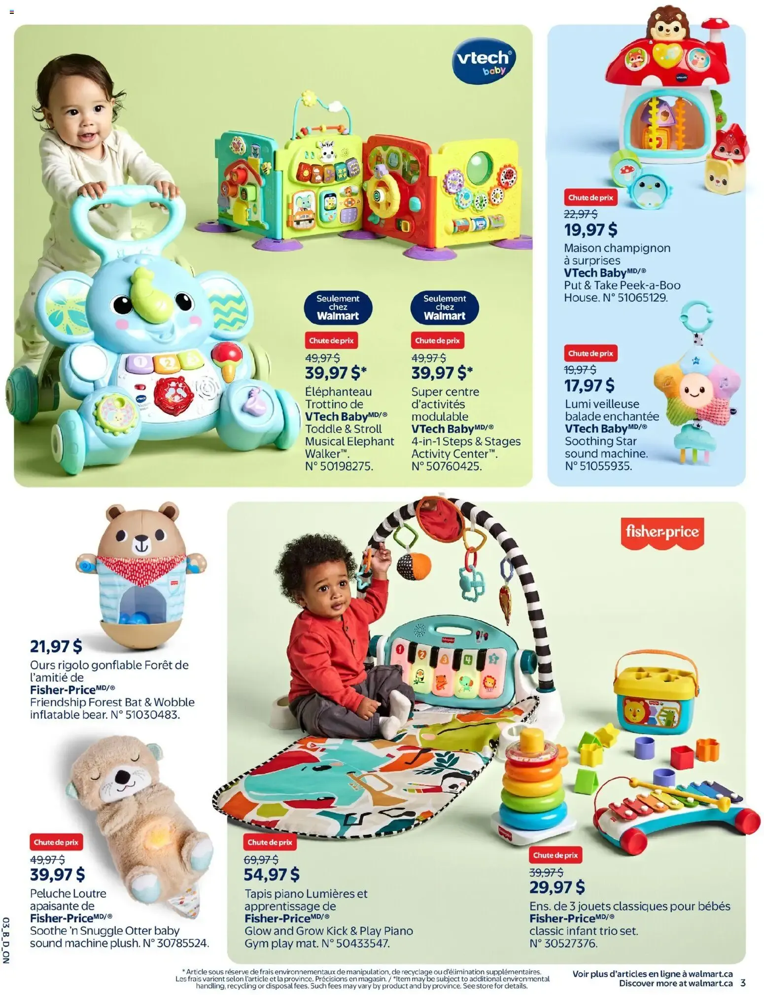 Walmart circulaire - Livret des jouets from Oct 15, 2026 > weekly specials & deals from October 15 to December 23 2026 - flyer page 3