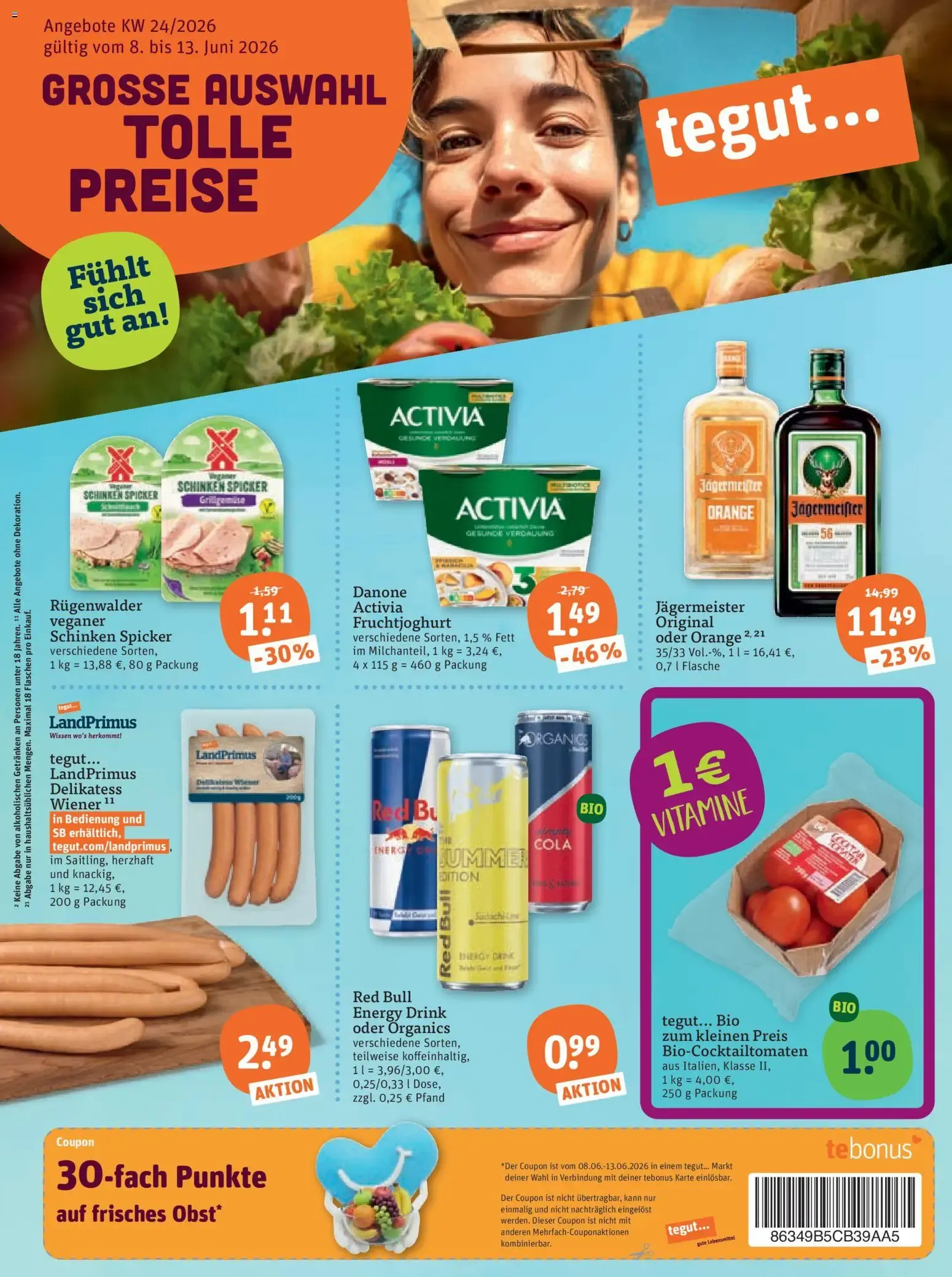 Tegut Prospekt (ab 12.06.2026) zum Blättern von 12. Juni bis 13. Juni 2026 - Prospekt seite 3