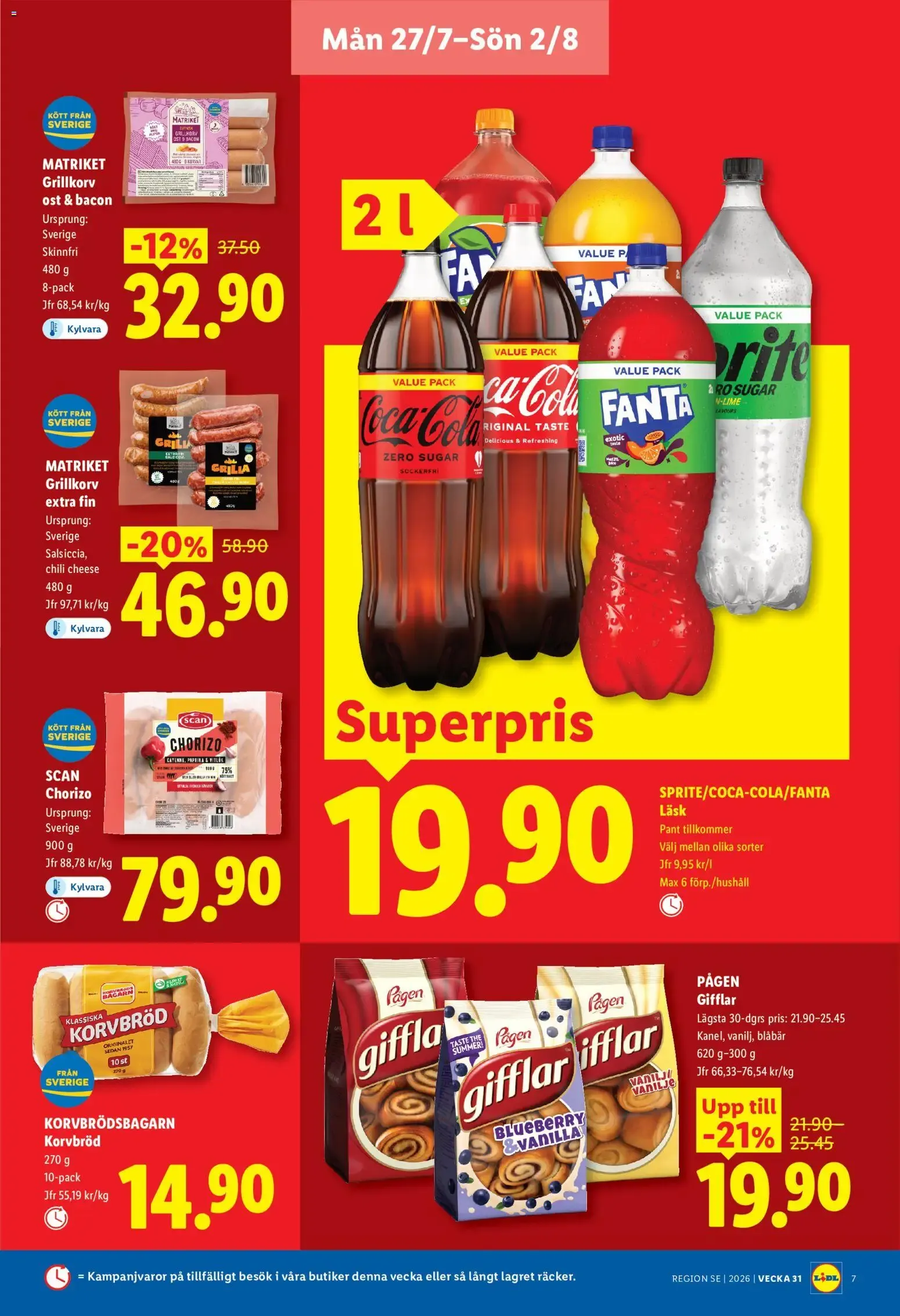 Lidl erbjudanden från 27/07/2026 - 02/08/2026 > Reklamblad nuvarande rabatter från 27 juli till 2 augusti 2026 - Reklamblad sidor 7
