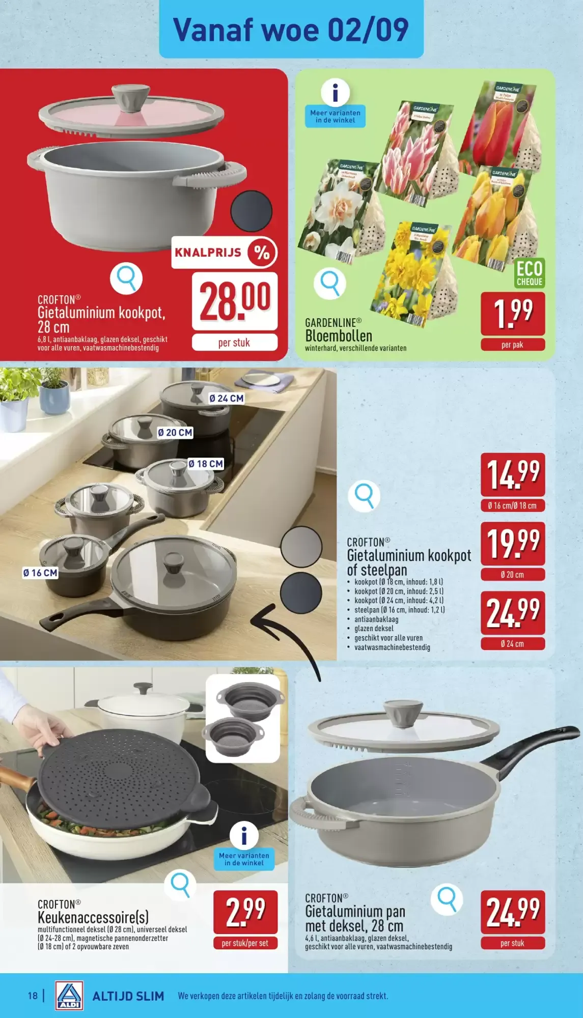ALDI Folder van 31/08 t.e.m. 05/09 van 31 augustus tot 5 september 2026 - folder pagina 18