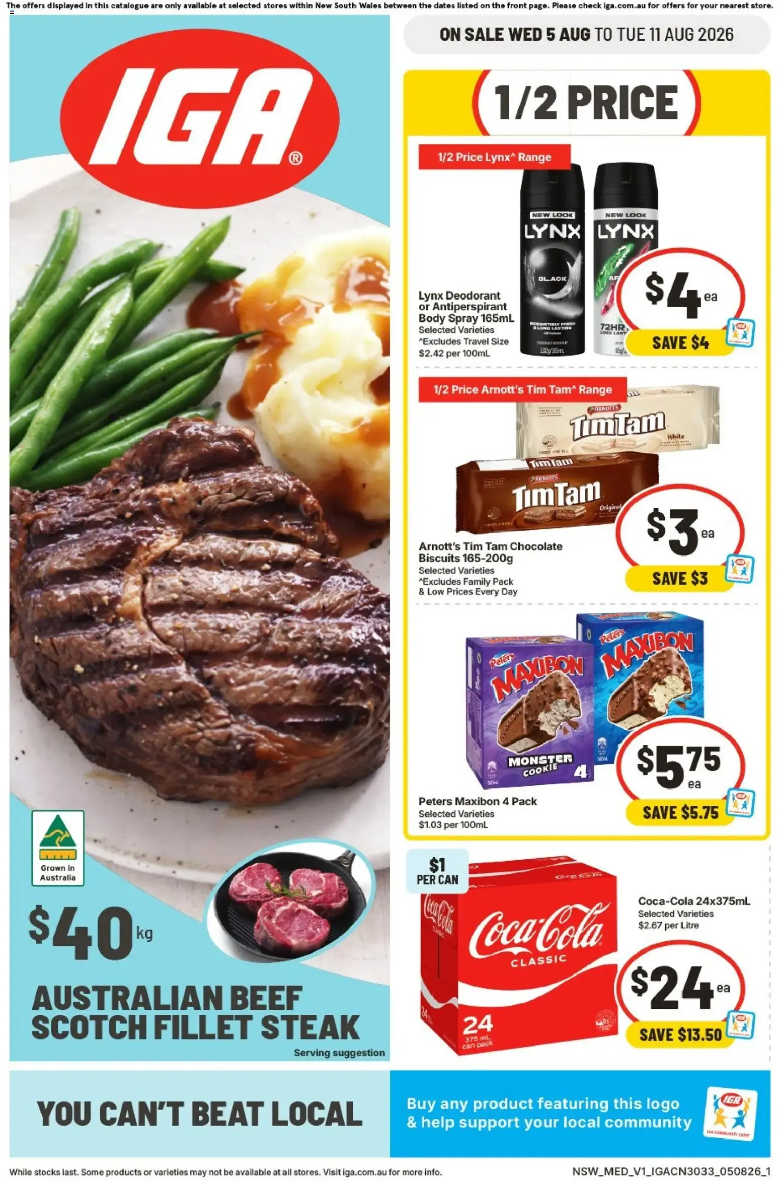 IGA Catalogue - Catalogue valid from 5 August to 11 August 2026 - page 1
