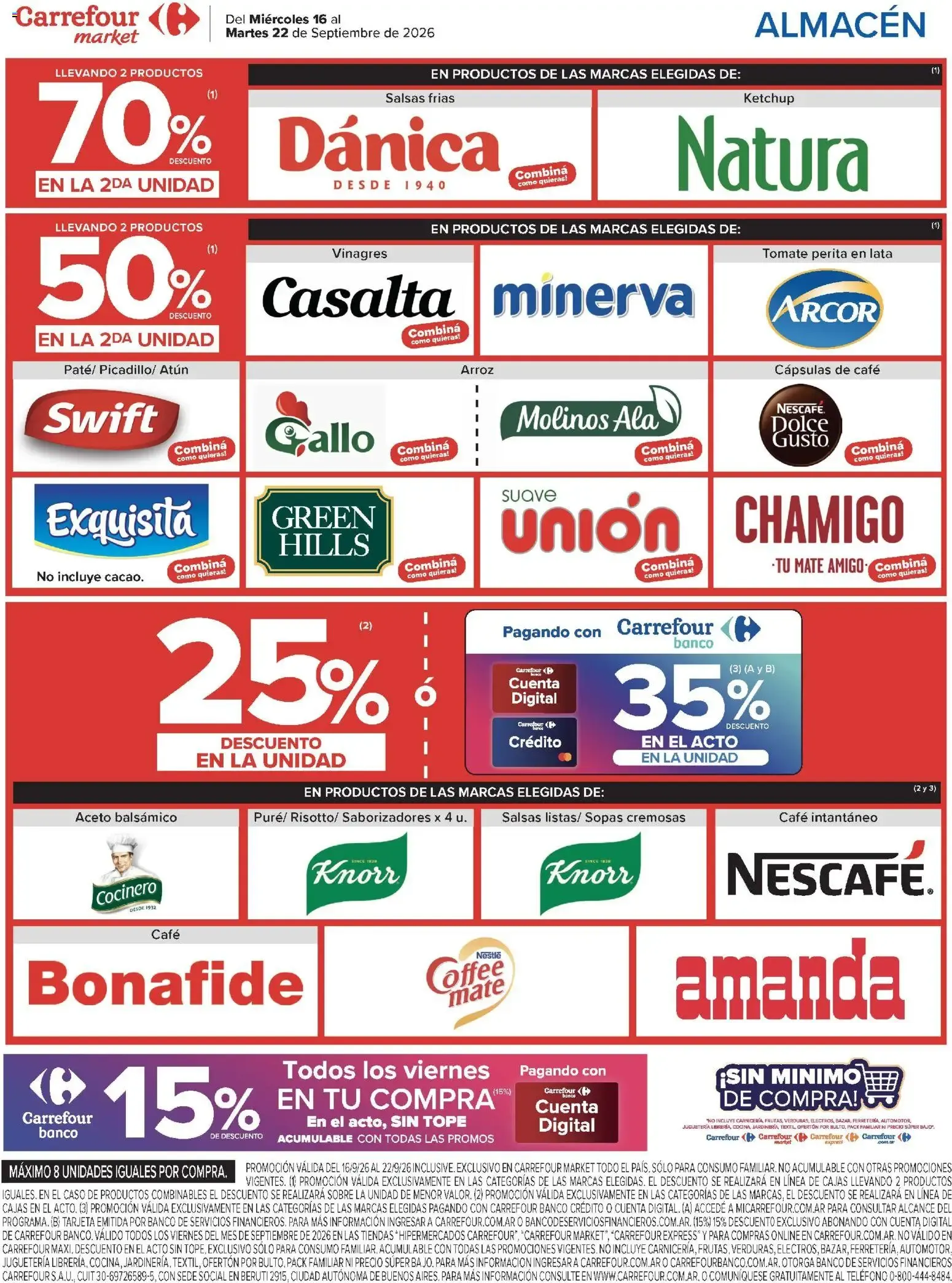 Ofertas de Carrefour Ofertas || del 16/09/2026 - 22/09/2026 || Promociones 16 de septiembre al 22 de septiembre 2026 - Página 38 del catálogo