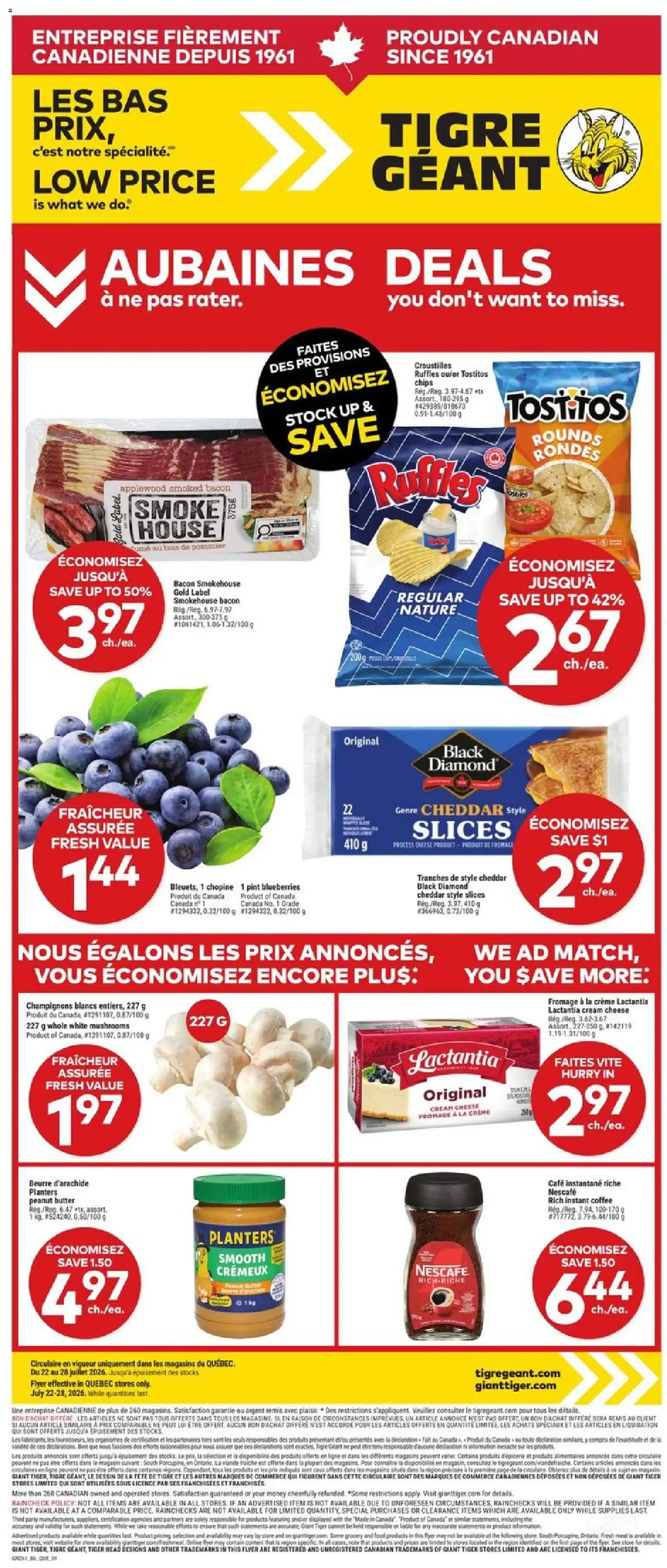 Giant Tiger Flyer | from Jul 22, 2026 | Weekly deals