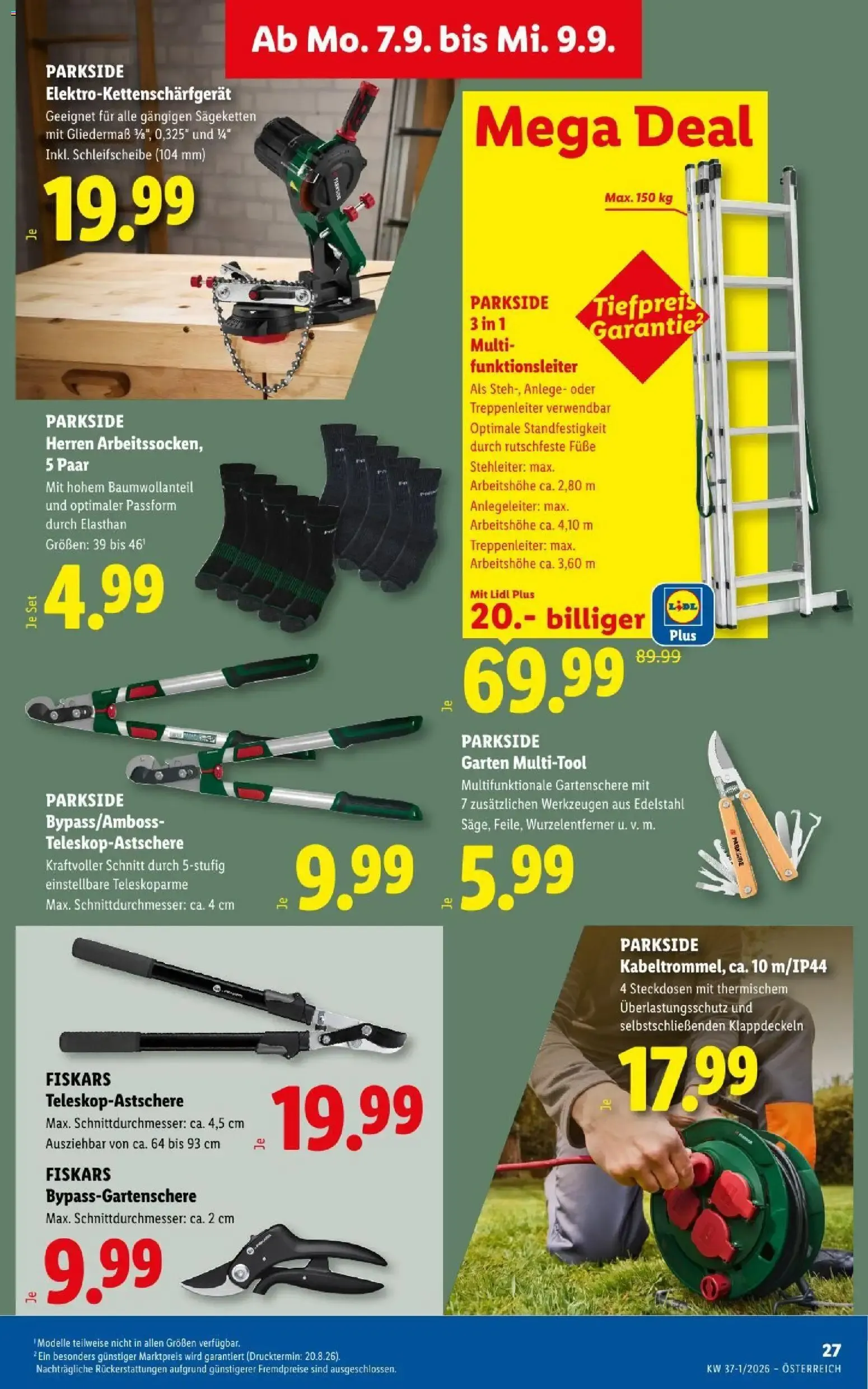 Lidl - Flugblatt ab 03.09.2026 - Angebote ab donnerstag von 3. September bis 5. September 2026 - Flugblätt seite  34