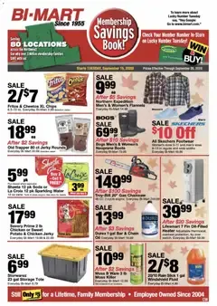 Bi-Mart weekly ads valid 09/15 - 09/28, deals