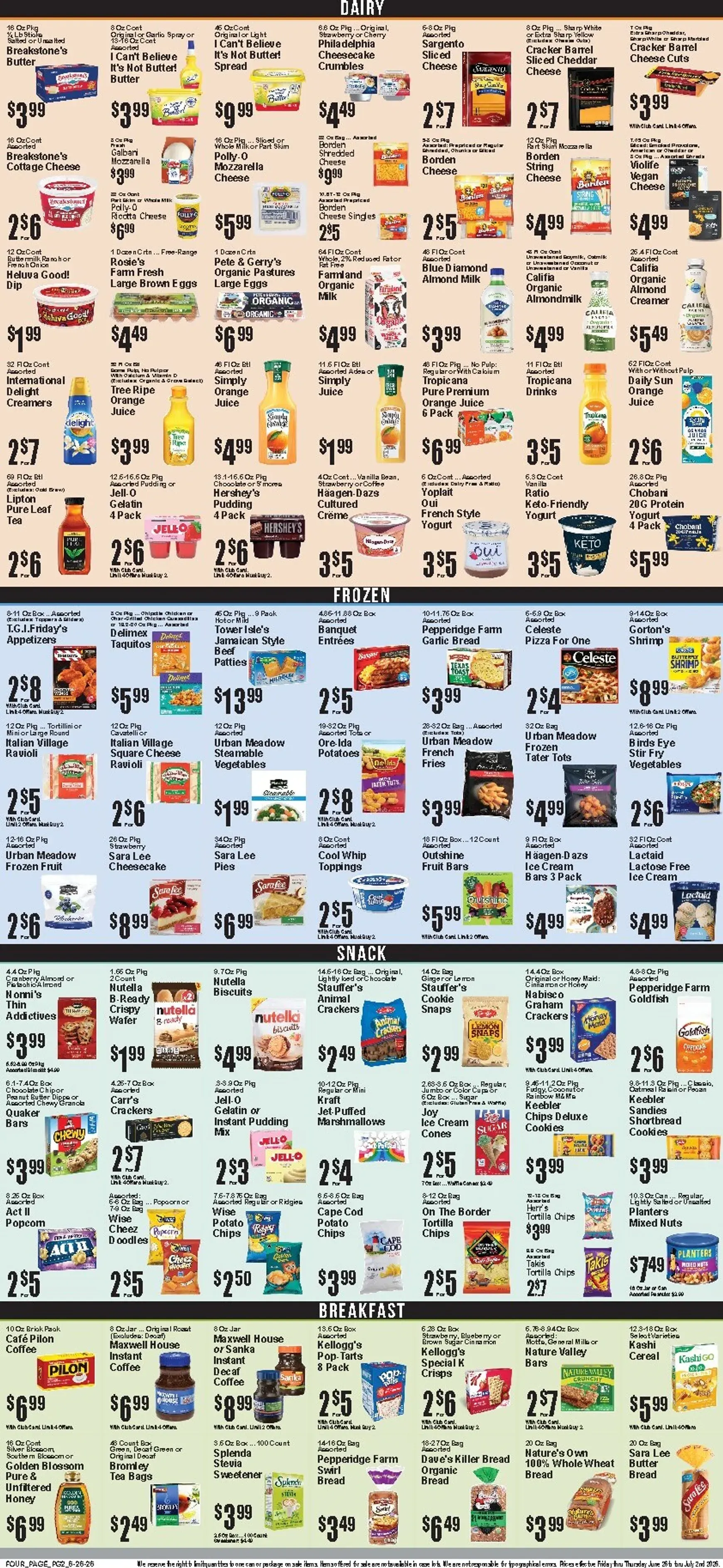Weekly promotion Current Food Universe leaflet valid from Friday 06/26/2026 to Thursday 07/02/2026 spanning from June 26 to July 2 2026 - Page 2 for Catalogue 365