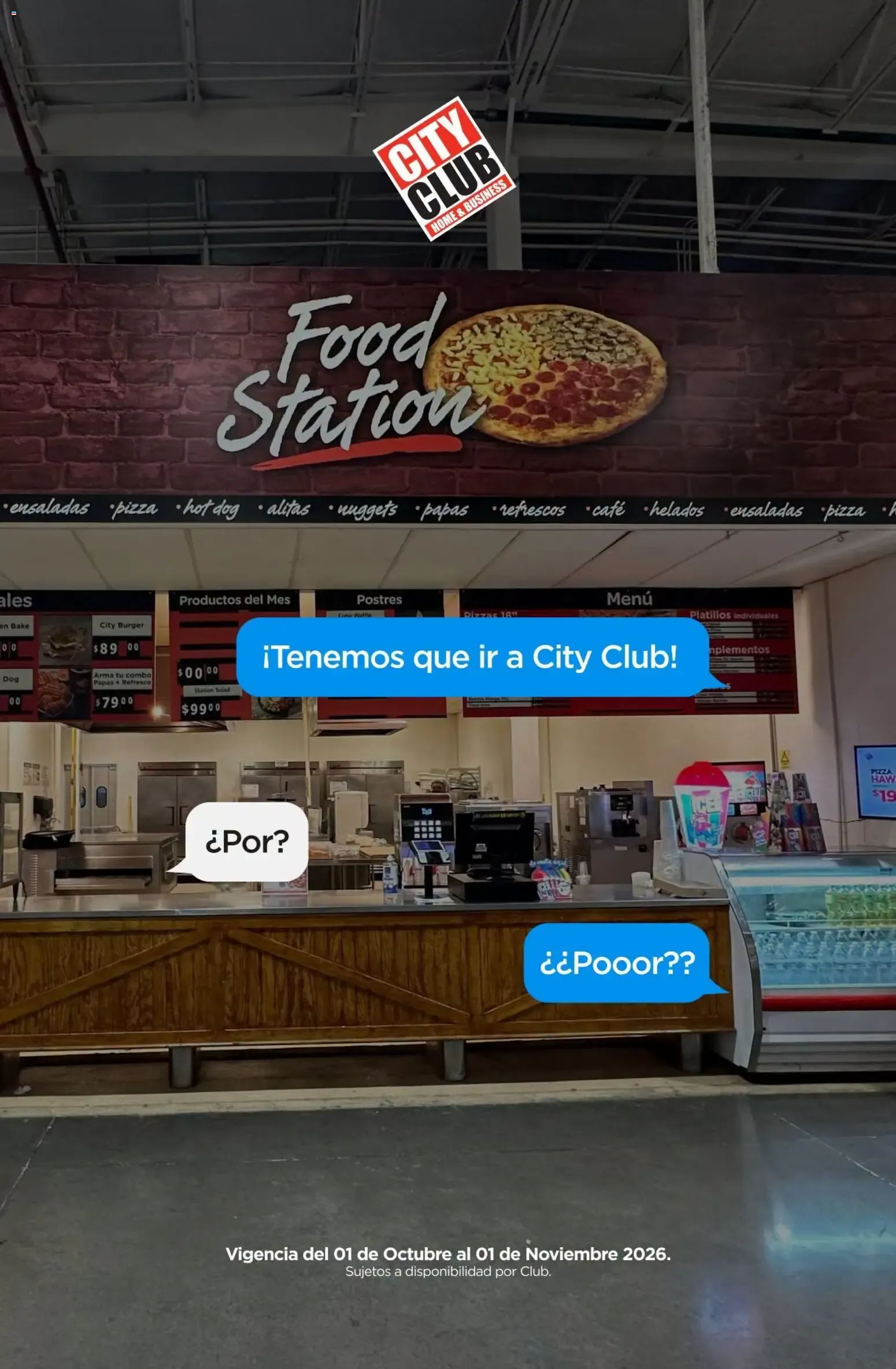 City Club catálogo Food station (01/10/2026 - 01/11/2026) - catálogo en línea