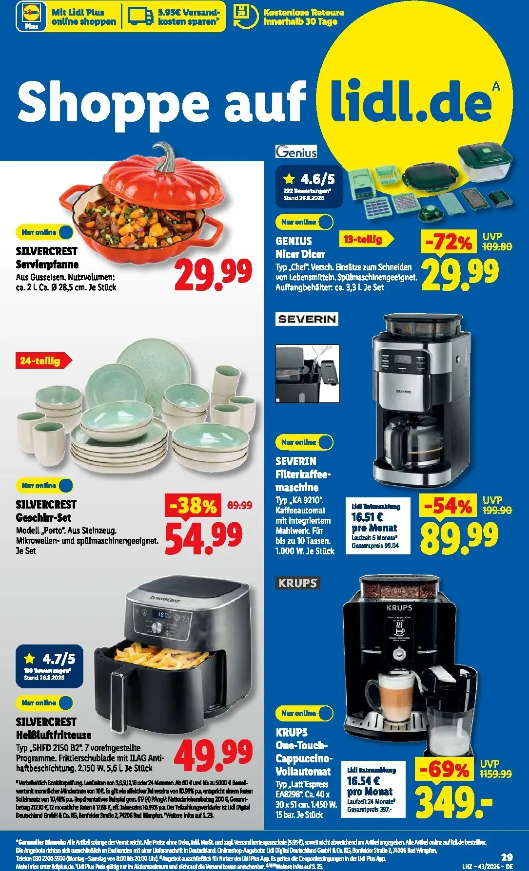 Lidl Prospekt – von Montag 19.10.2026 bis Samstag 24.10.2026 von 19. Oktober bis 24. Oktober 2026 - Prospekt seite 44